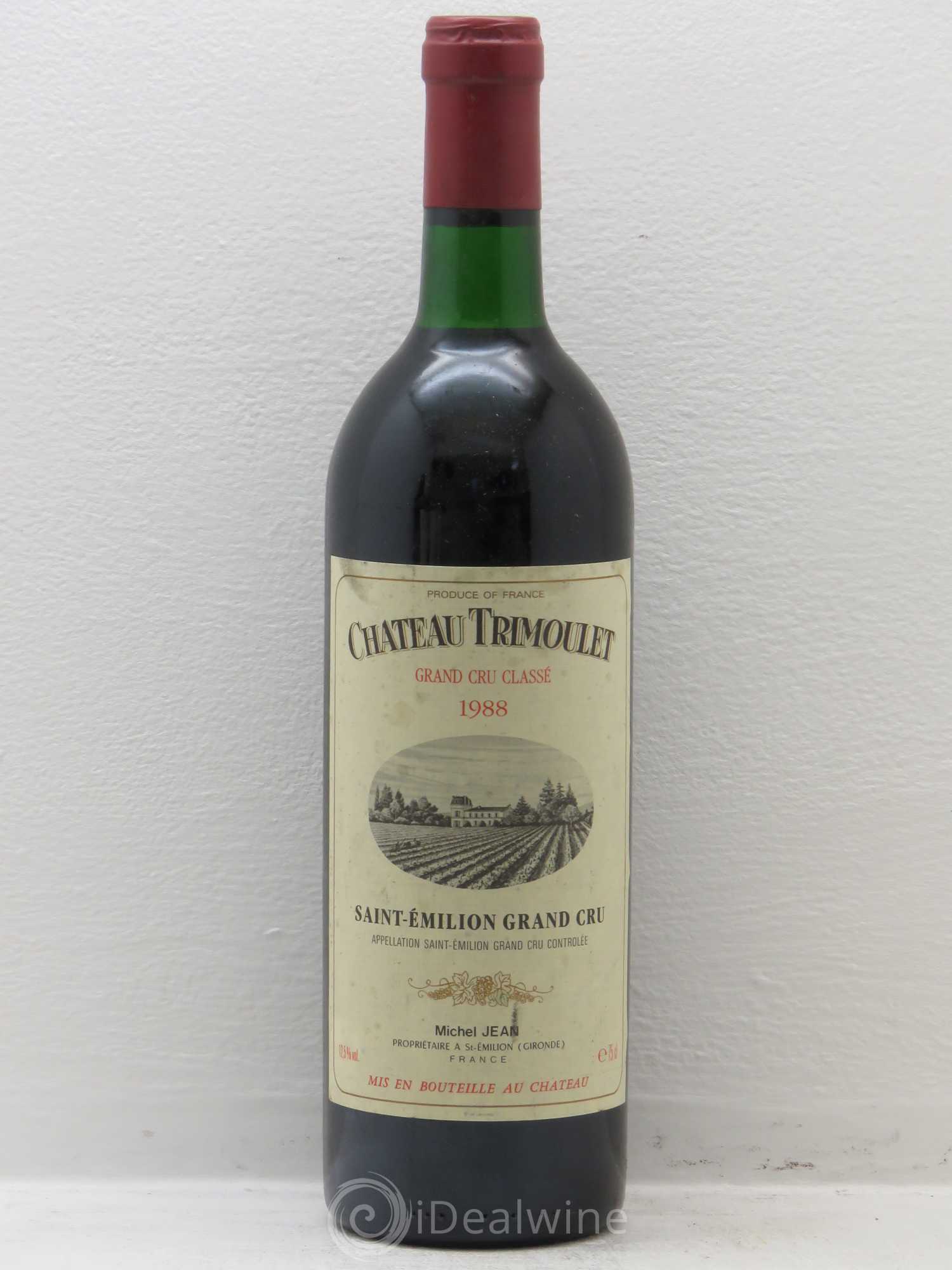 Château Trimoulet 1988 - Lot de 1 bouteille - 0
