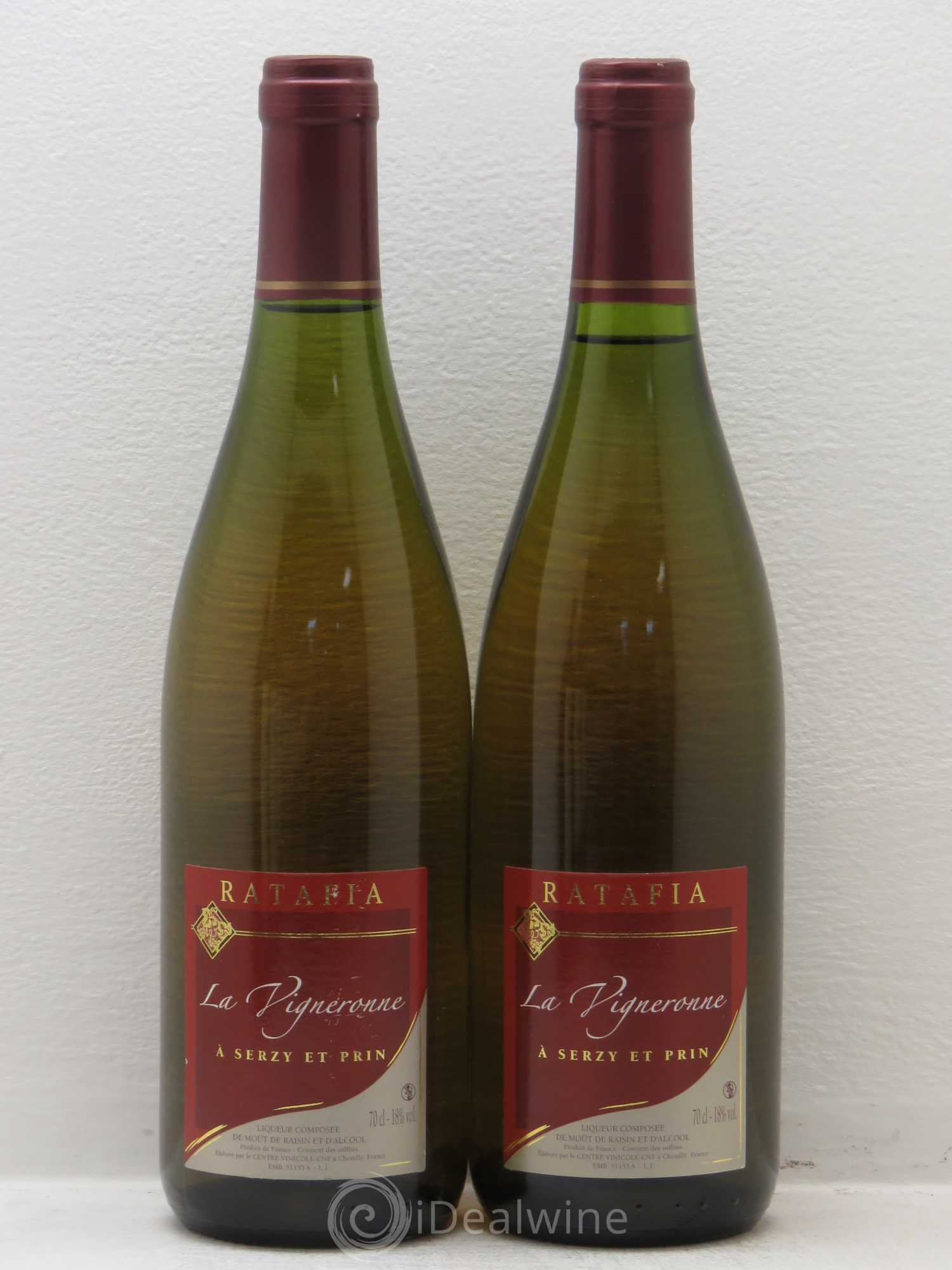 Alcools divers Ratafia La Vigneronde (sans prix de réserve) - Lotto di 2 bottiglie - 0