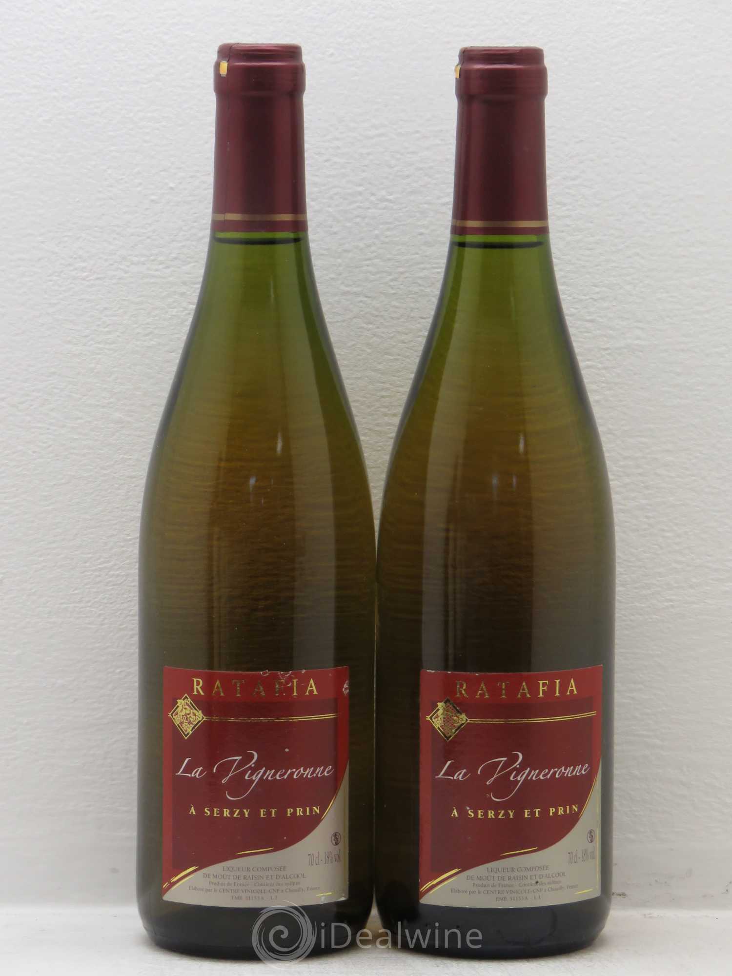 Alcools divers Ratafia La Vigneronde (sans prix de réserve) - Posten von 2 Flaschen - 0