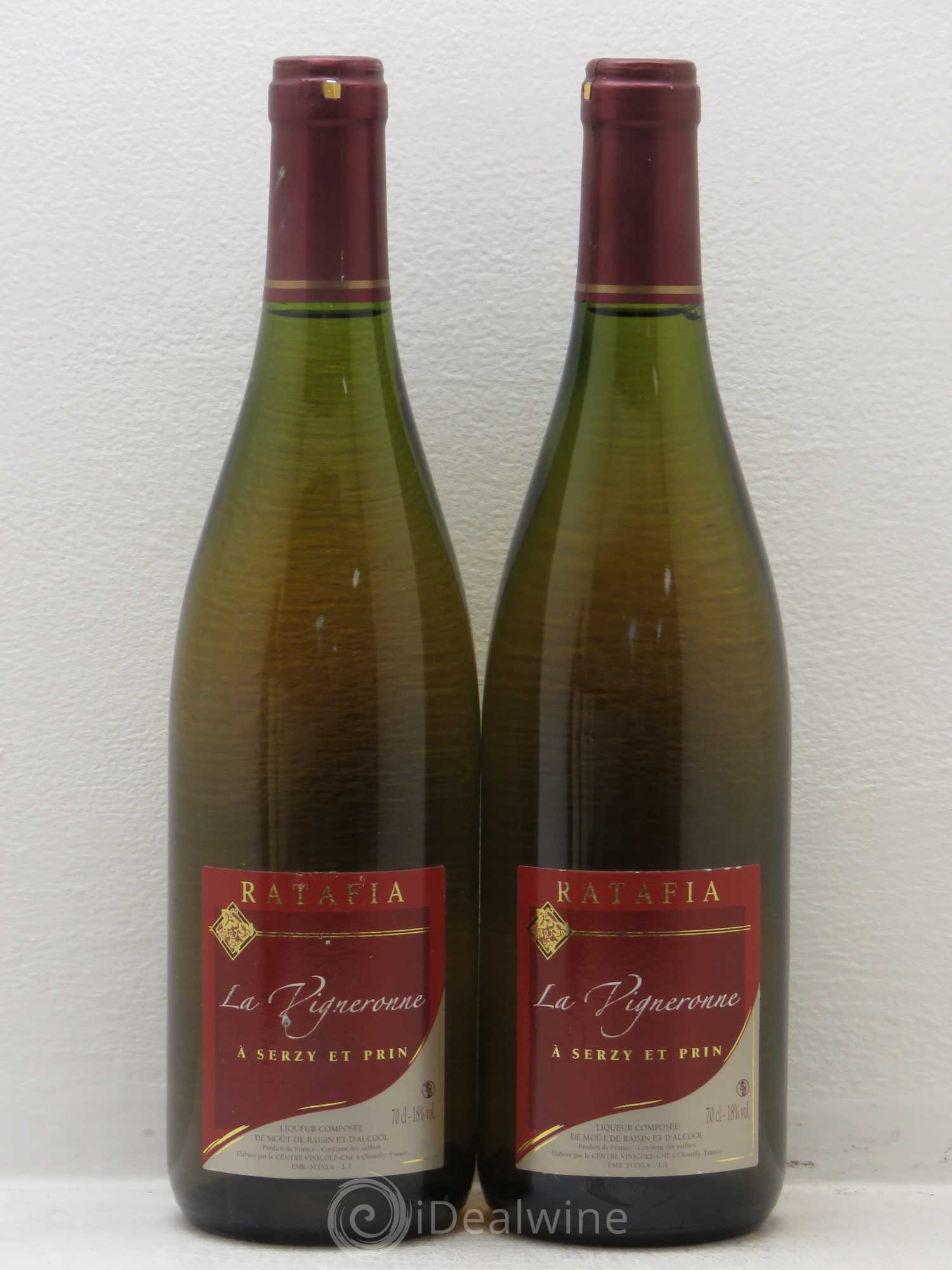 Alcools divers Ratafia La Vigneronde (sans prix de réserve) - Lotto di 2 bottiglie - 0