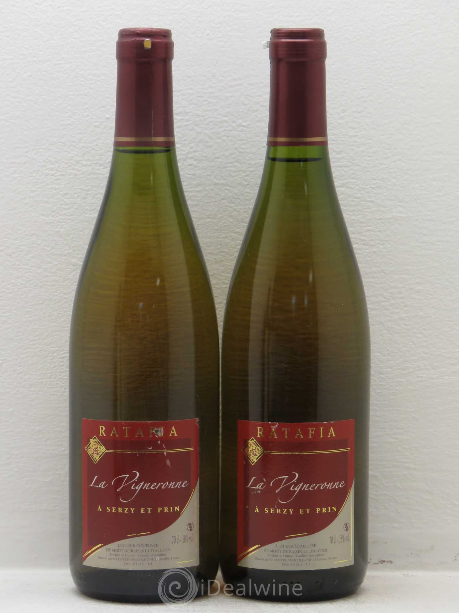 Alcools divers Ratafia La Vigneronde (sans prix de réserve) - Lotto di 2 bottiglie - 0