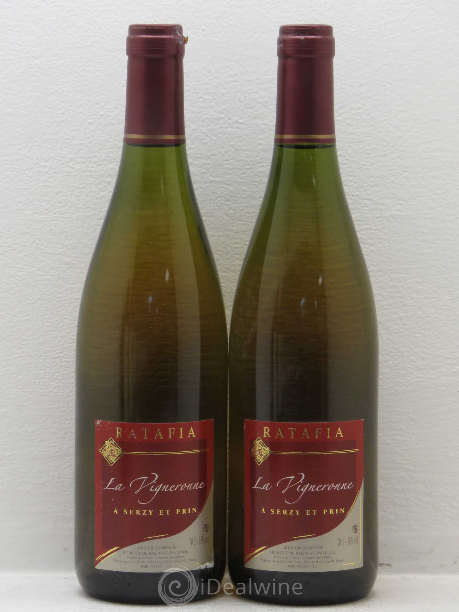 Alcools divers Ratafia La Vigneronde (sans prix de réserve) - Posten von 2 Flaschen - 0