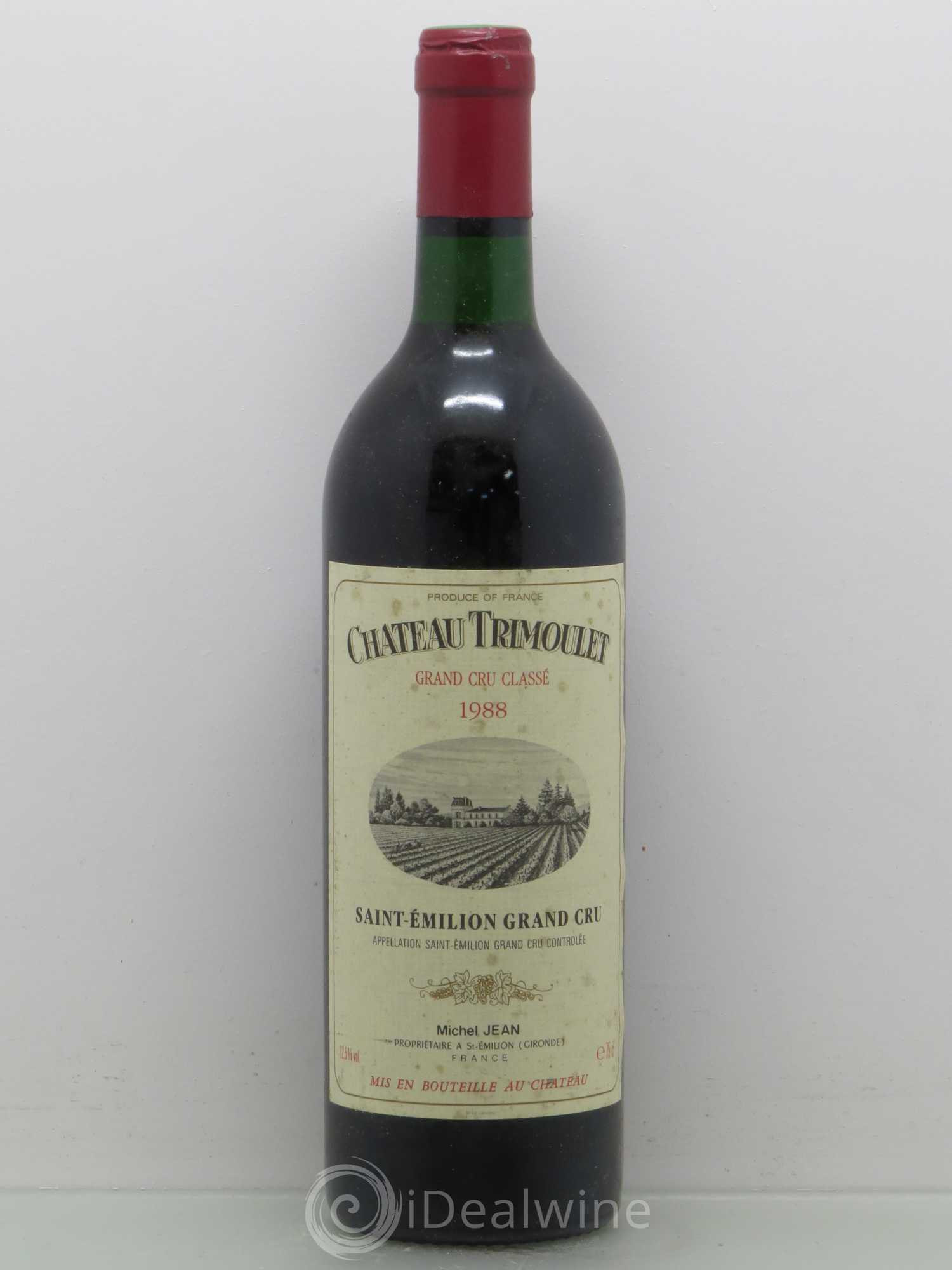 Château Trimoulet 1988 - Lot de 1 bouteille - 0