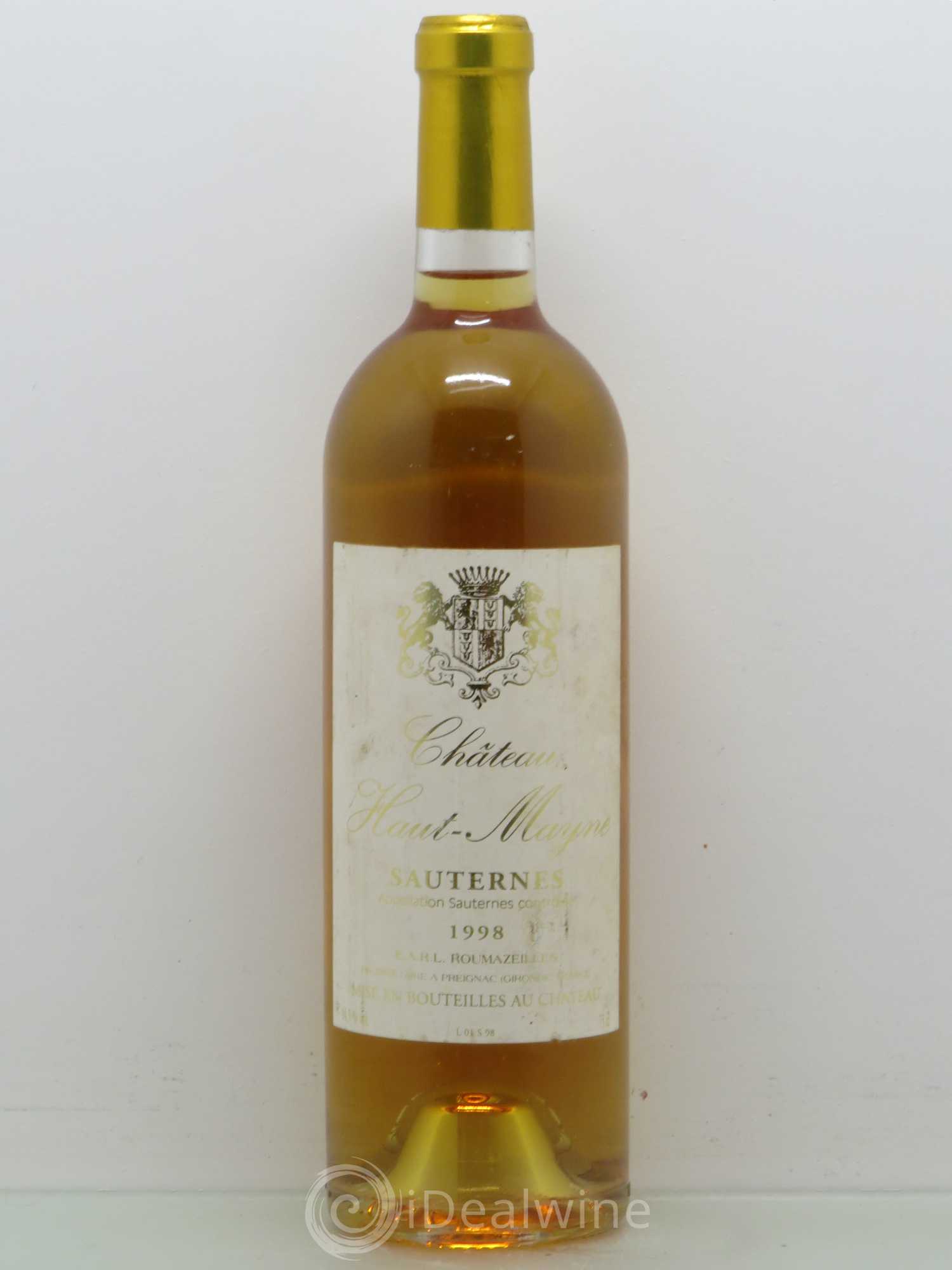 Sauternes Haut Mayne 1998 - Posten von 1 Flasche - 0