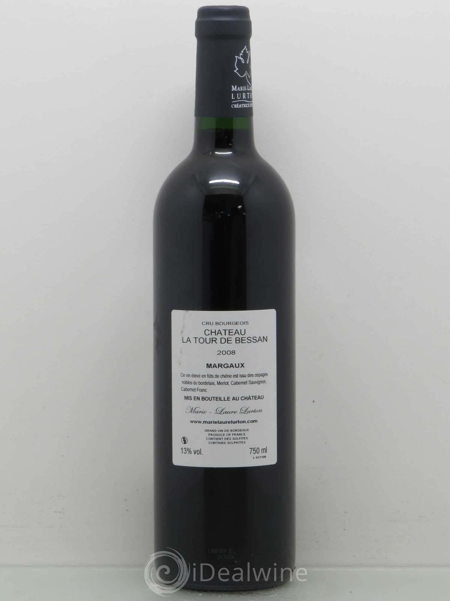 Bordeaux Château La Tour De Bessan margaux 2008 - Posten von 1 Flasche - 1