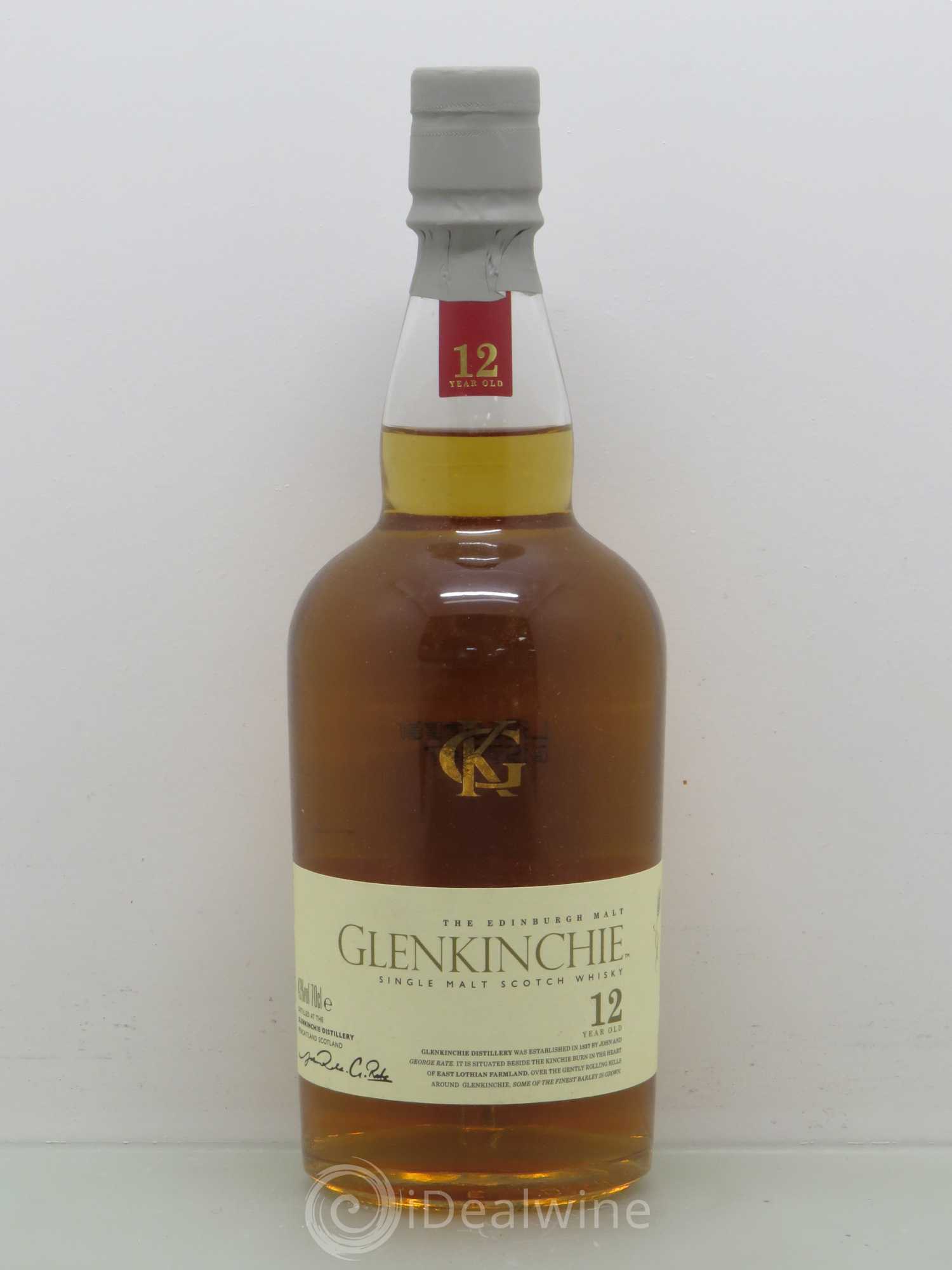 Whisky 12 ANS glenkinchie 43% (sans prix de réserve) - Posten von 1 Flasche - 0