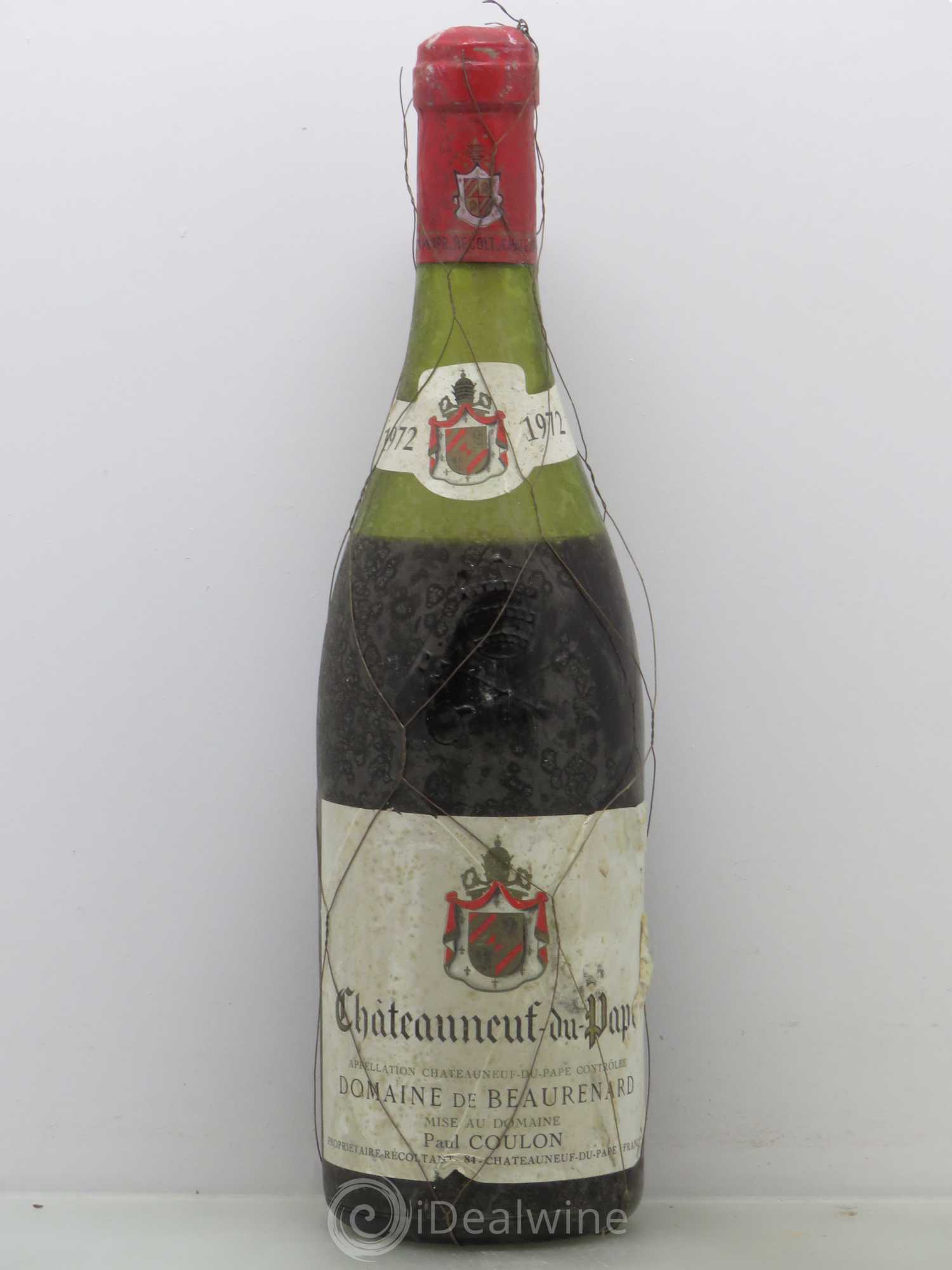 Châteauneuf-du-Pape Beaurenard (Domaine de) (sans prix de réserve) 1972 - Lot de 1 bouteille - 0