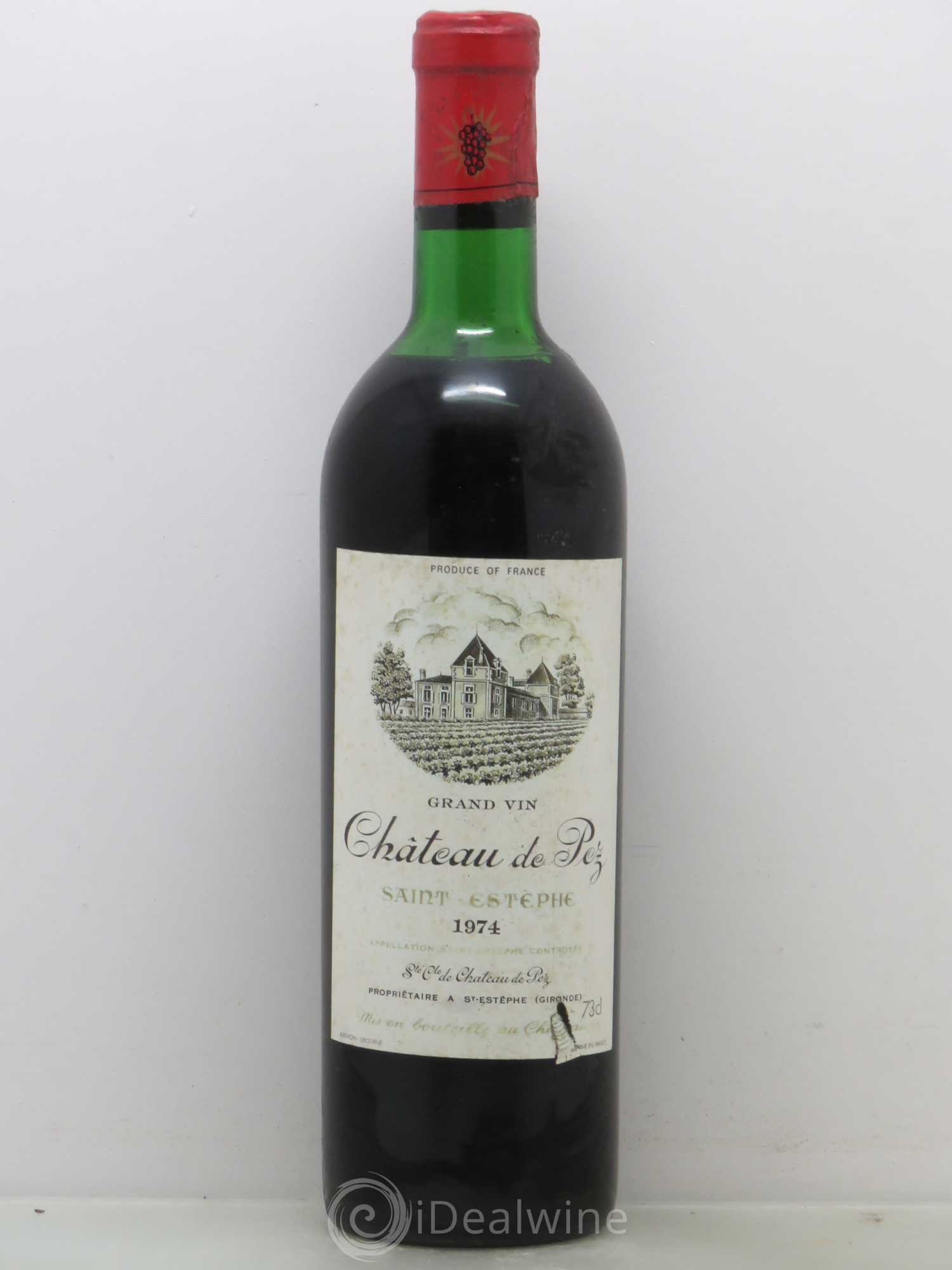 Château de Pez 1974 - Lot de 1 bouteille - 0