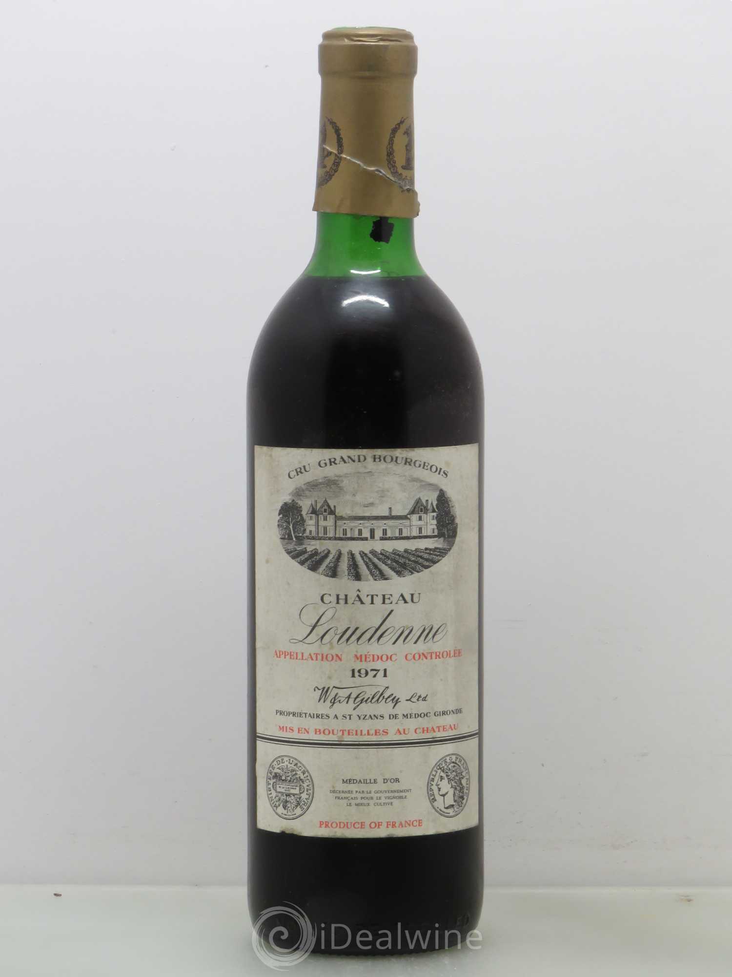 Château Loudenne Cru Bourgeois 1971 - Lot de 1 bouteille - 0