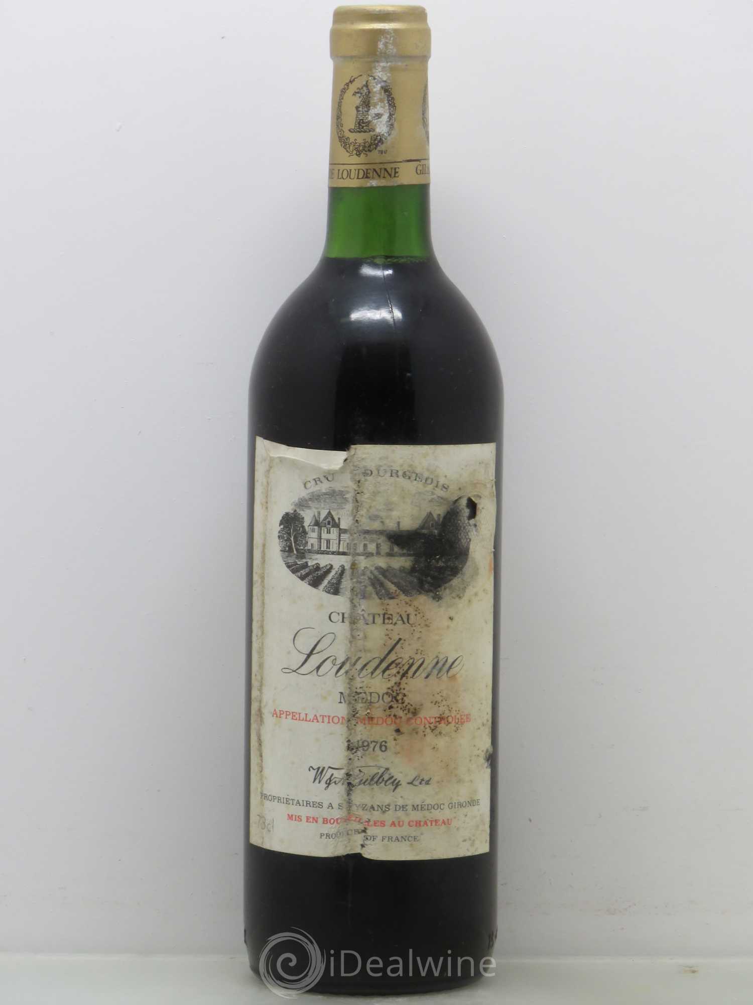 Château Loudenne Cru Bourgeois 1976 - Lot de 1 bouteille - 0