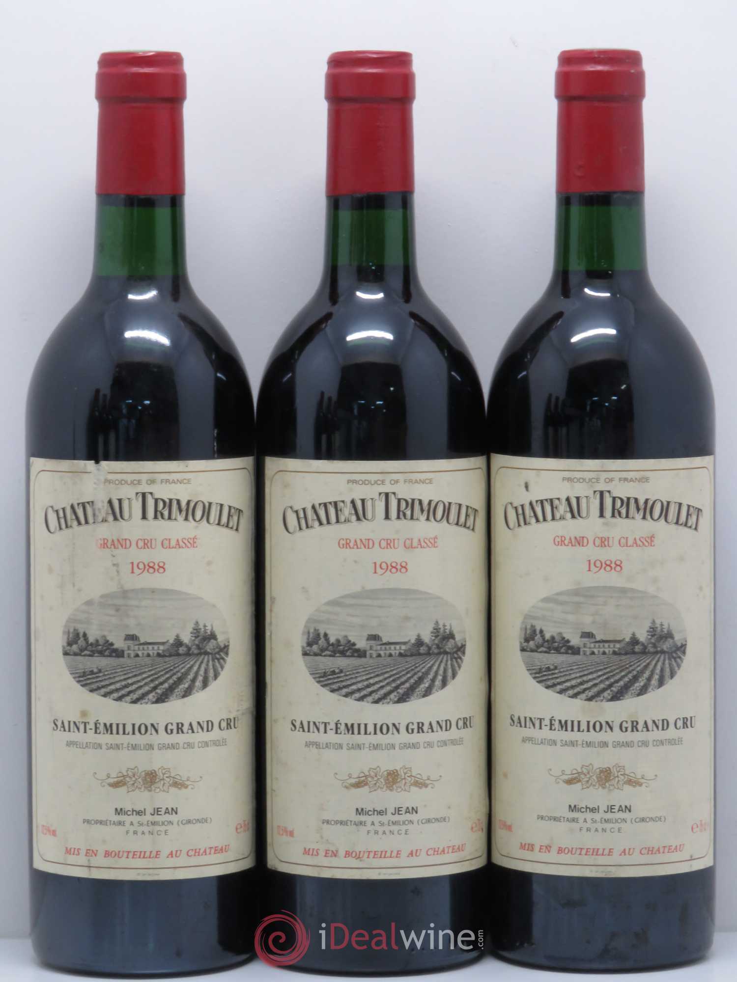 Château Trimoulet (sans prix de réserve) 1988 - Lot de 6 bouteilles - 1
