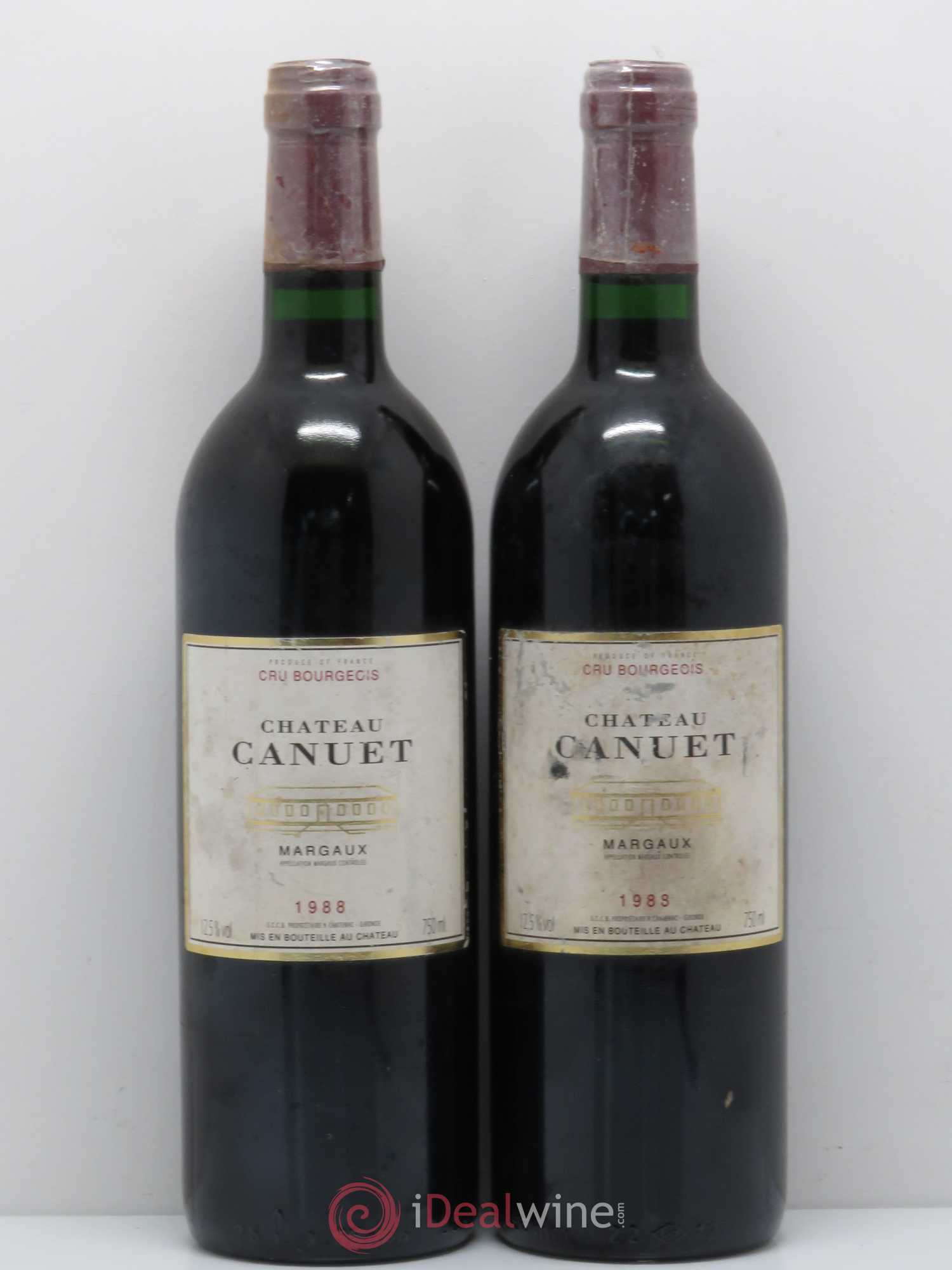 Château Canuet 1988 - Lot de 2 bouteilles - 0
