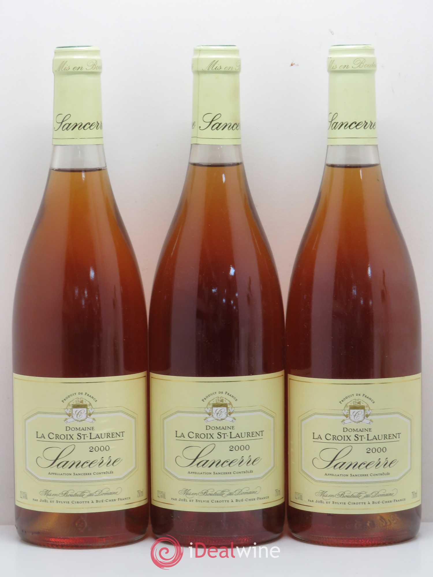 Divers Sancerre La Croix Saint Laurent 2000 - Posten von 3 Flaschen - 0