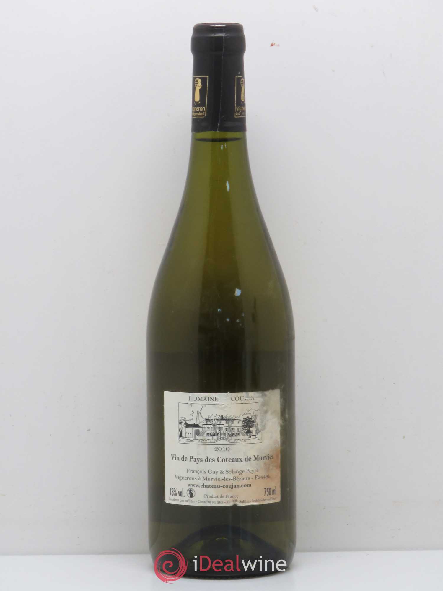 Divers Vdp Des Coteaux Murviel Domaine Coujan 2010 - Posten von 1 Flasche - 1