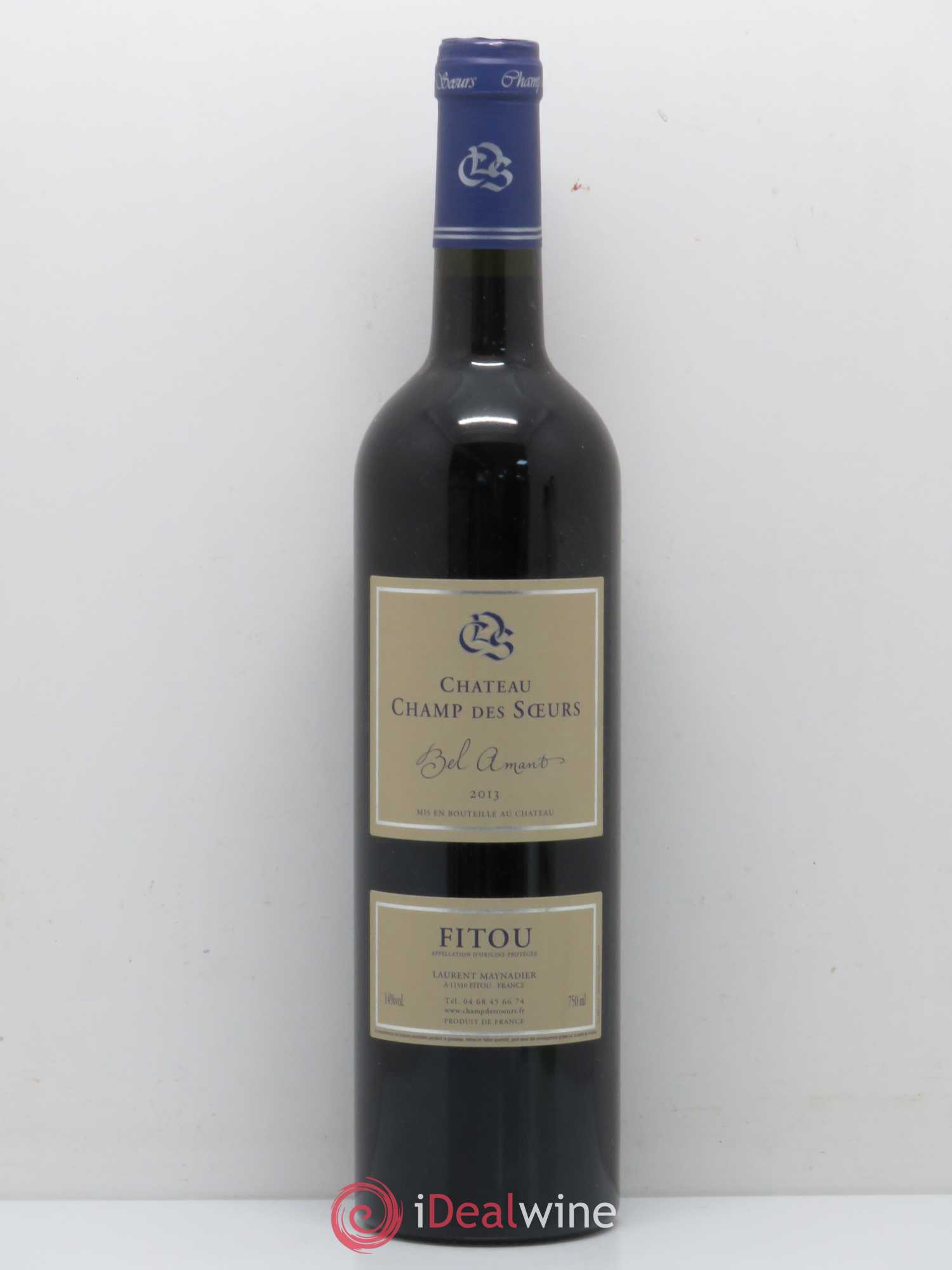 Fitou Bel Amant Champ des Soeurs 2013 - Lot de 1 bouteille - 0