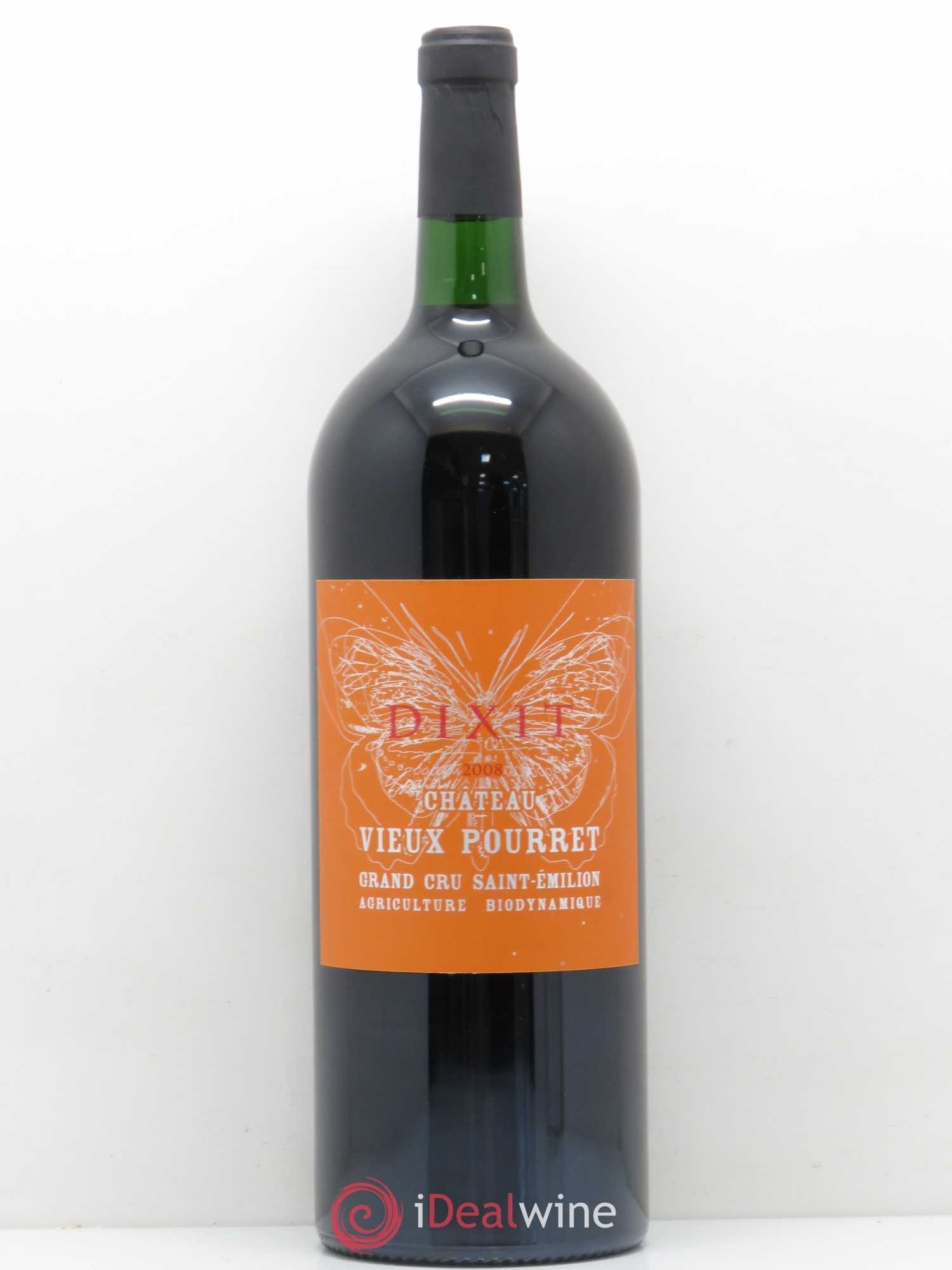 Saint-Émilion Château Vieux Pourret Dixit (sans prix de réserve) 2008 - Posten von 1 Magnum - 0