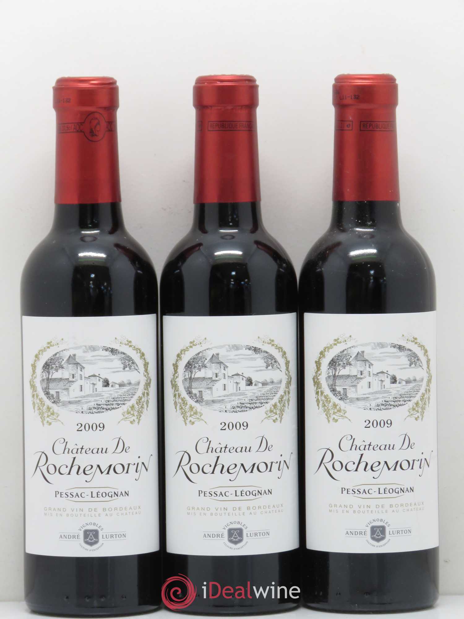 Château de Rochemorin 2009 - Lot de 3 demi bouteilles - 0