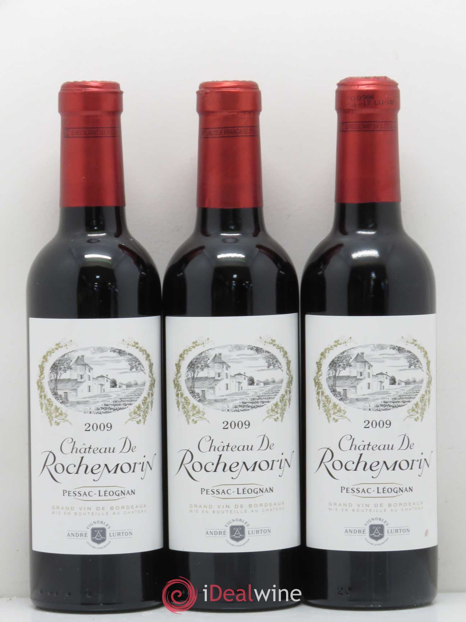 Château de Rochemorin 2009 - Posten von 3 Demi-Flaschen - 0