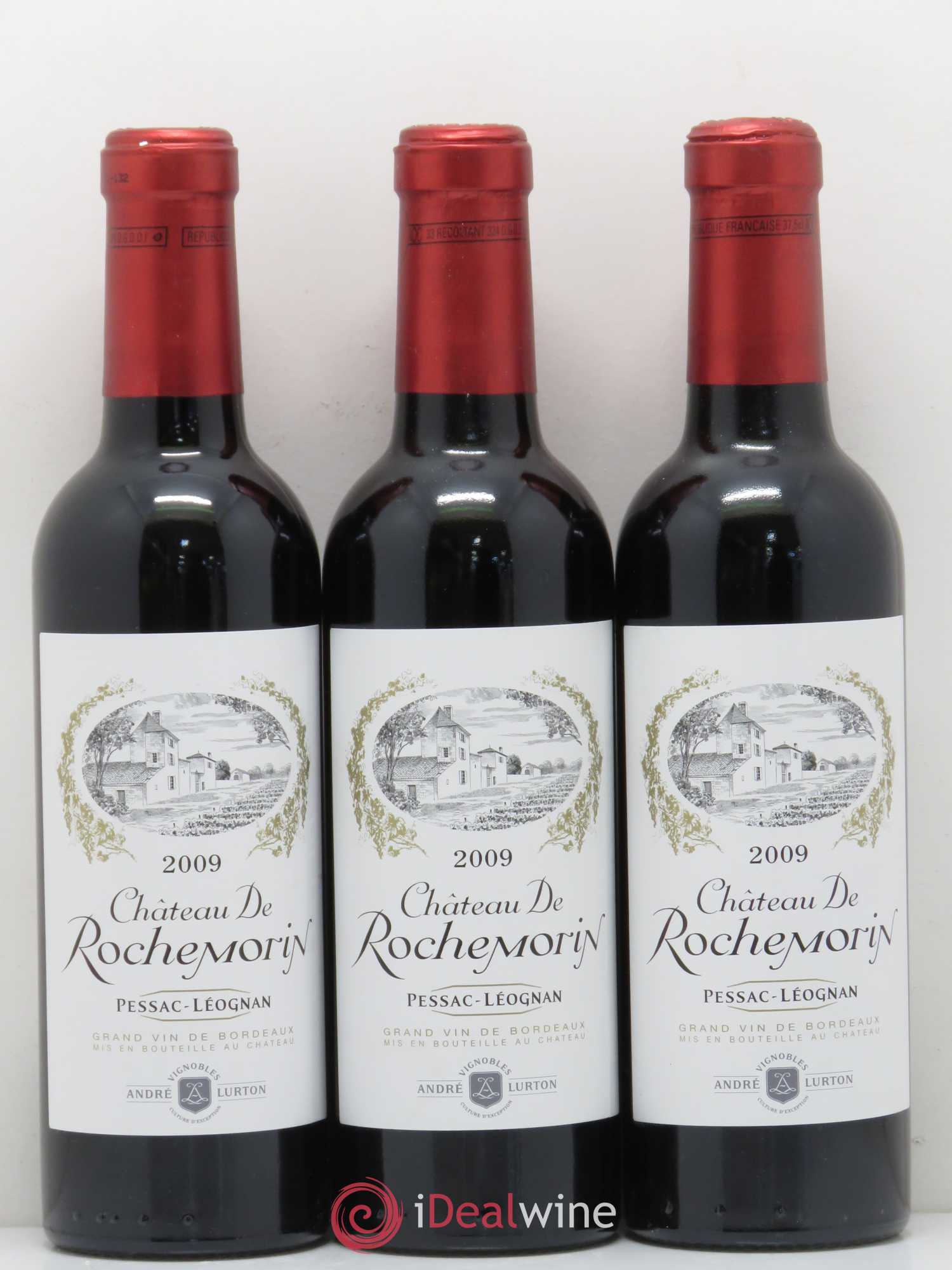 Château de Rochemorin 2009 - Lot de 3 demi bouteilles - 0