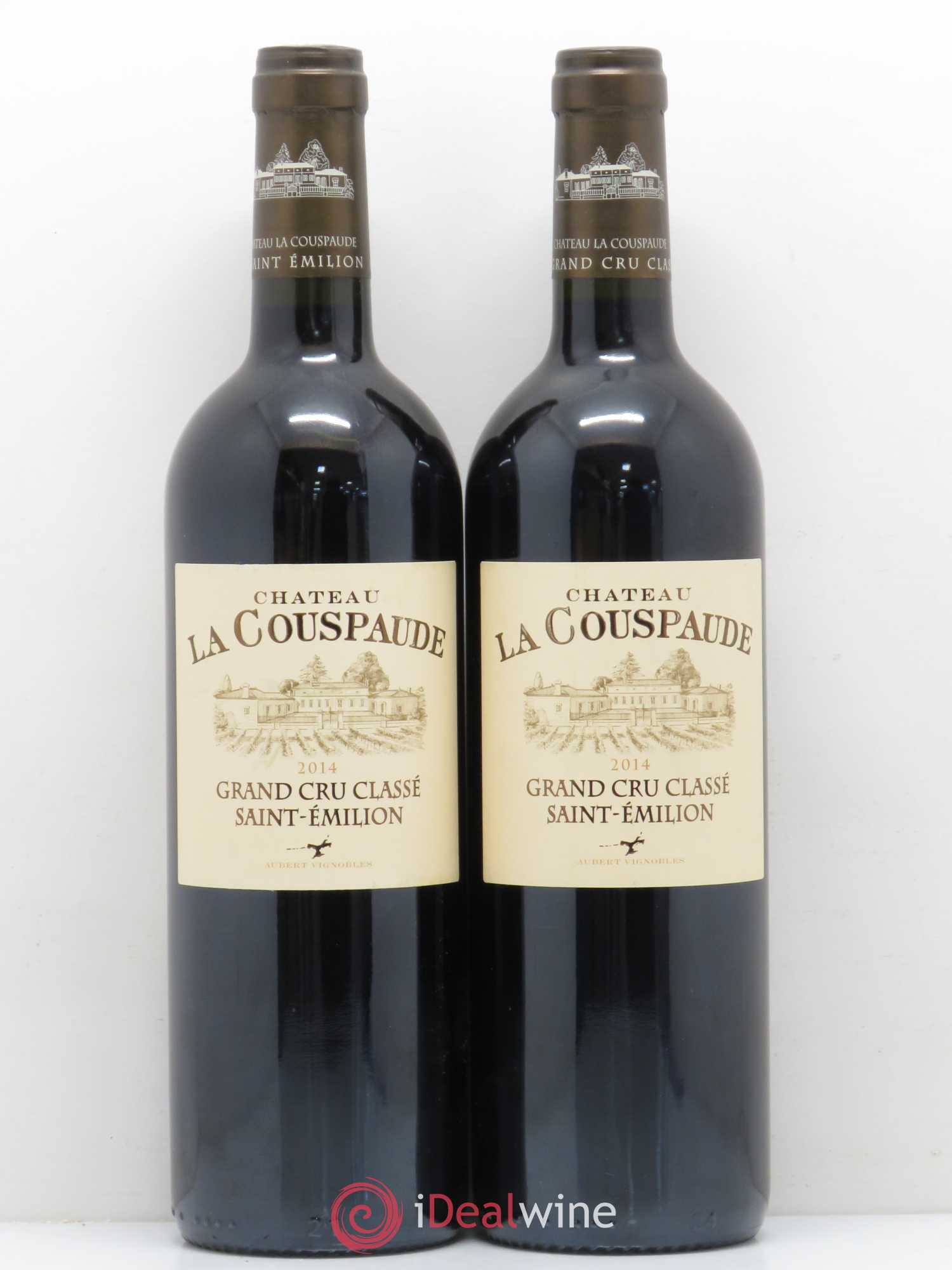 Château la Couspaude Grand Cru Classé (sans prix de réserve) 2014 - Lot de 2 bouteilles - 0