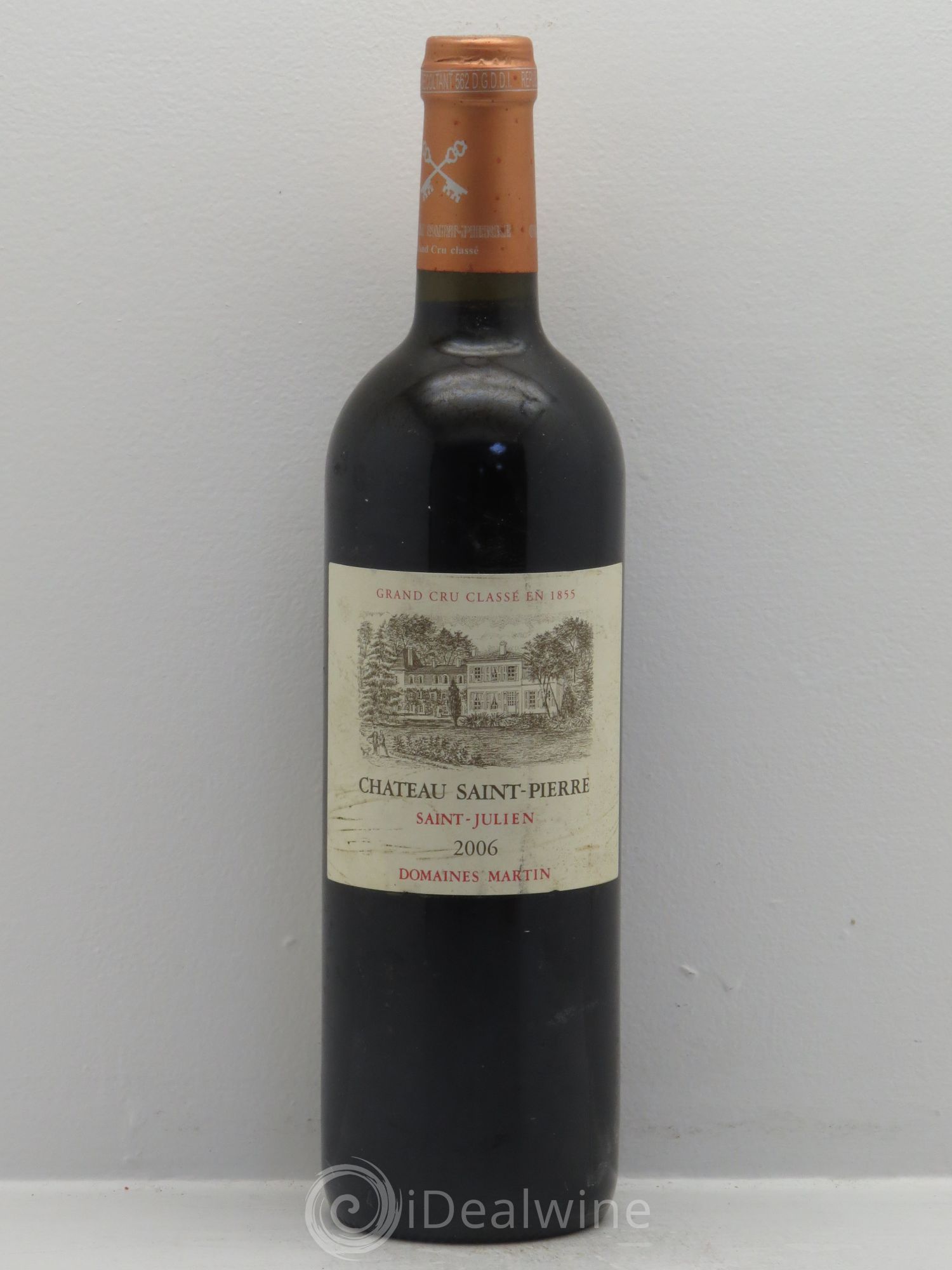 Château Saint-Pierre 4ème Grand Cru Classé 2006 - Lot de 1 bouteille - 0