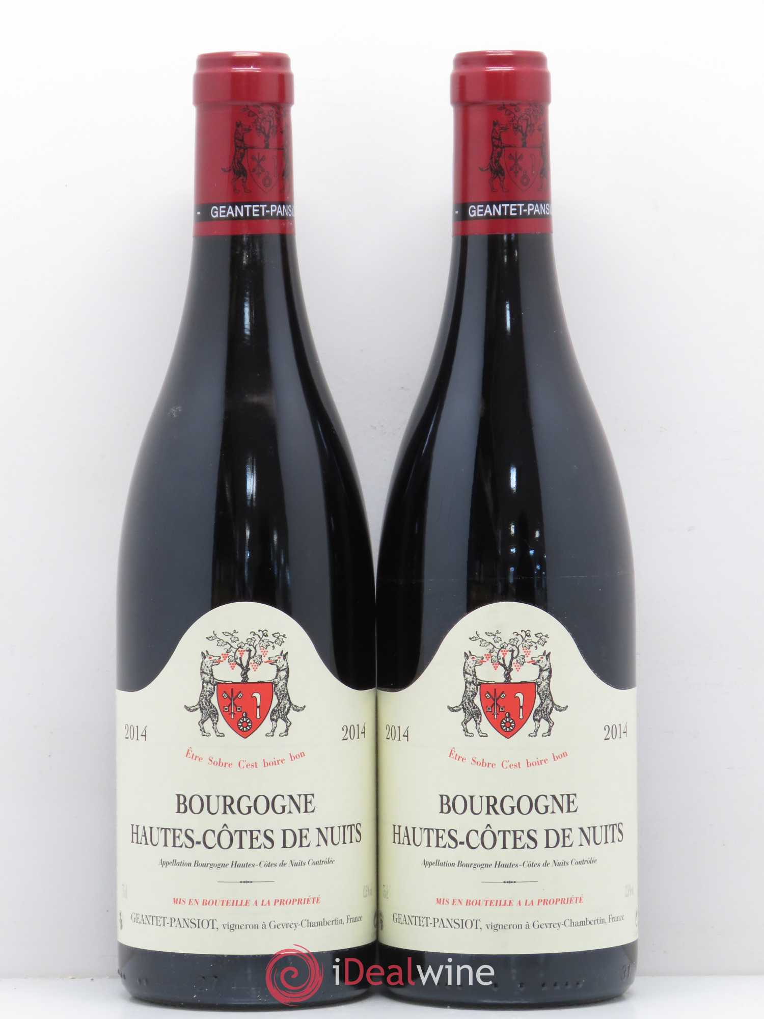 Hautes-Côtes de Nuits Geantet-Pansiot 2014 - Lot de 2 bouteilles - 0
