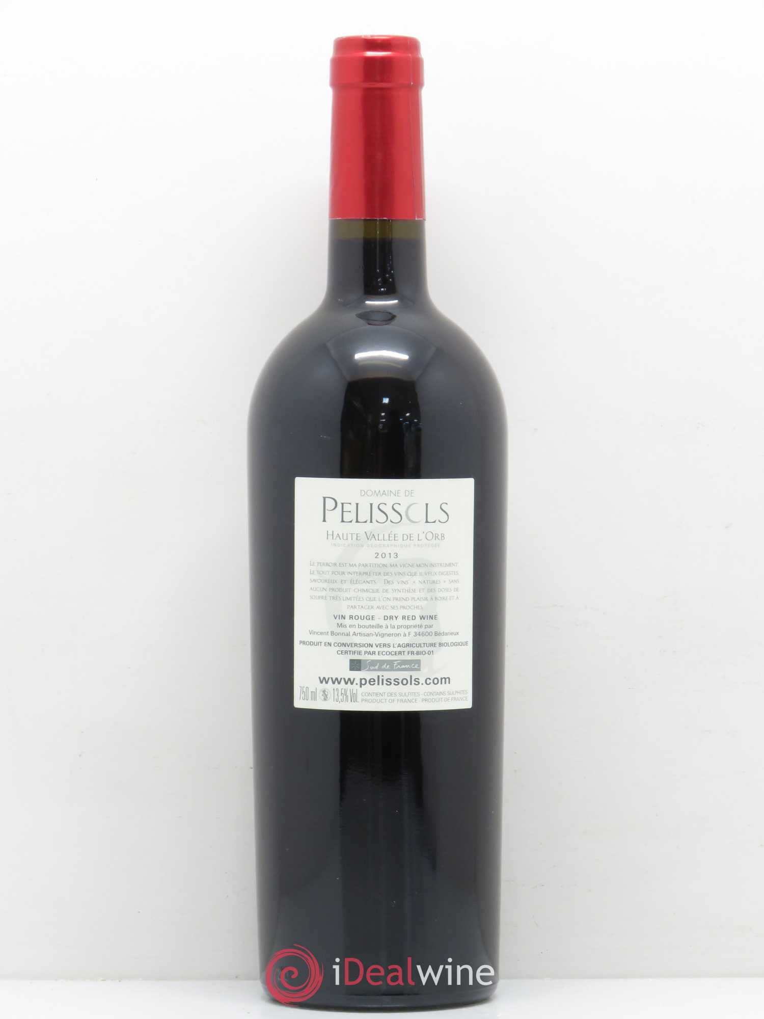 Languedoc IGP Haute Vallée de l'Orb Domaine de Pélissols 2013 - Posten von 1 Flasche - 1