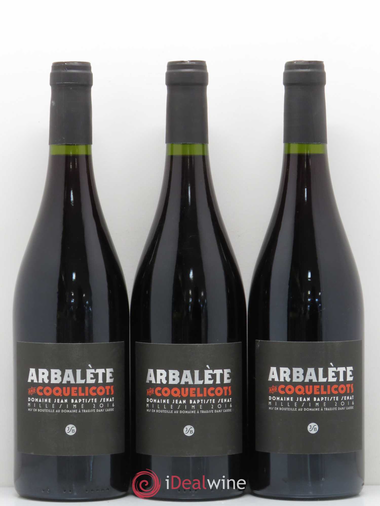 Minervois Arbalète et Coquelicots Jean-Baptiste Sénat 2016 - Lot de 11 bouteilles - 1