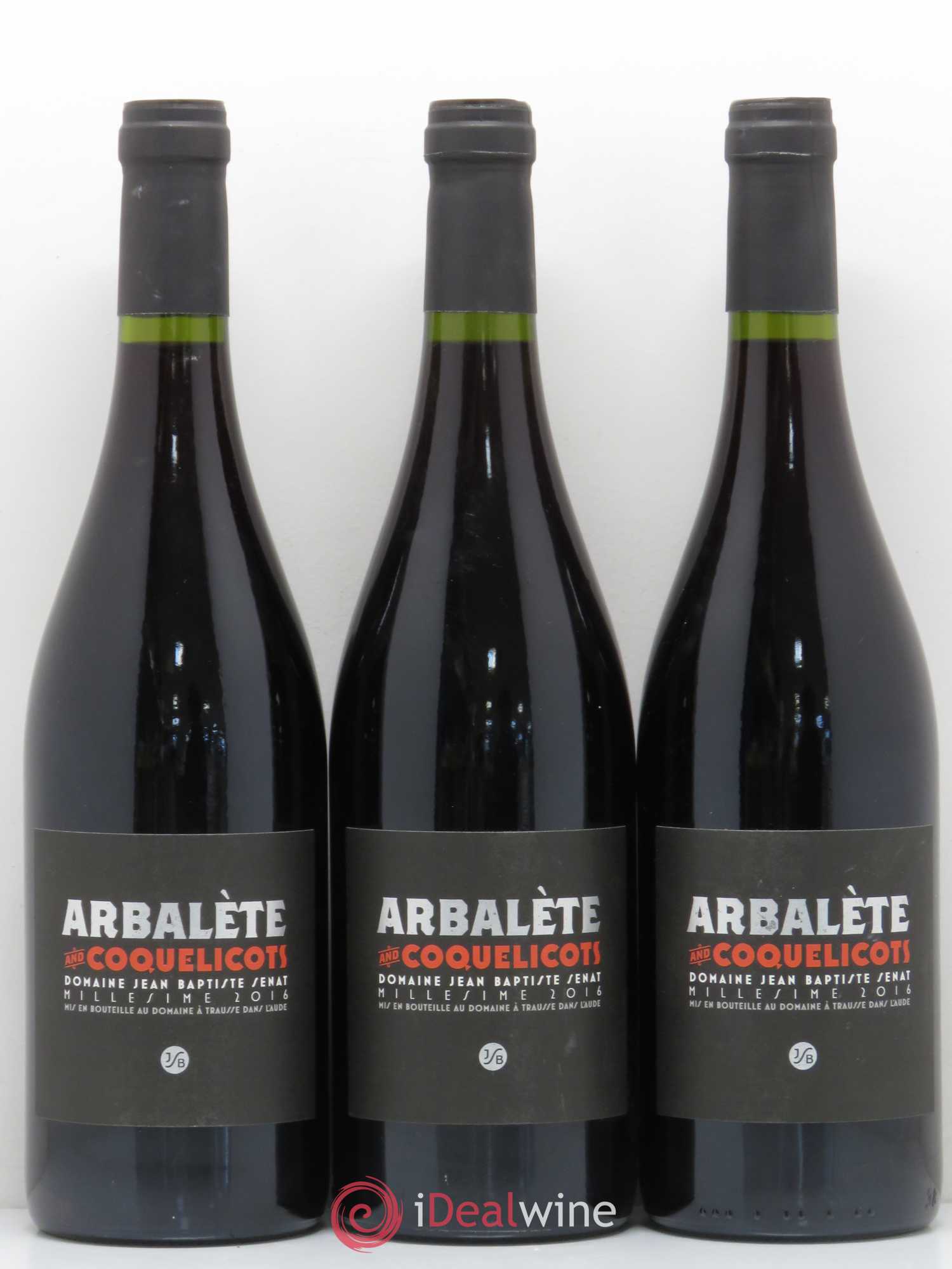 Minervois Arbalète et Coquelicots Jean-Baptiste Sénat 2016 - Lot de 11 bouteilles - 2