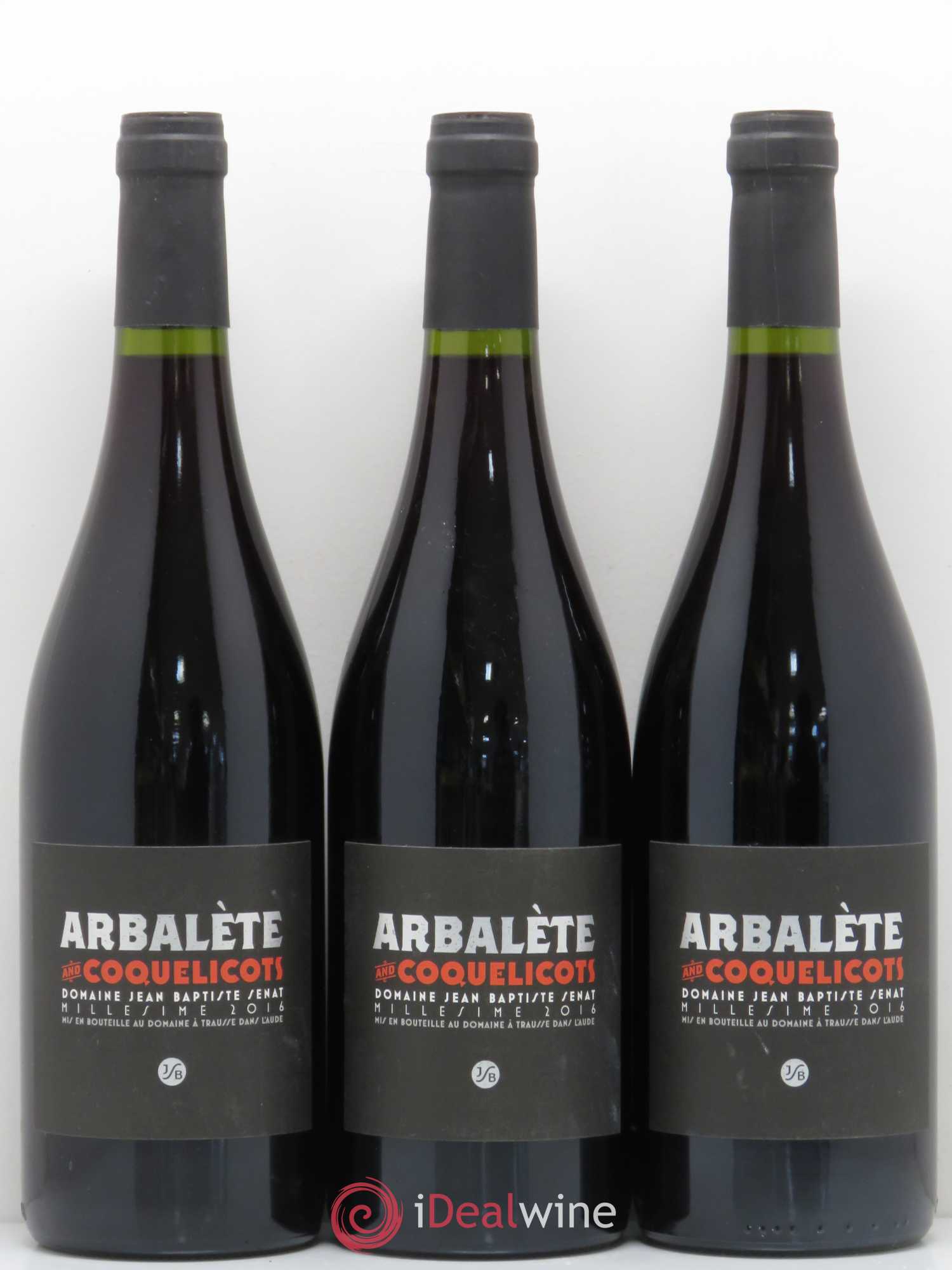 Minervois Arbalète et Coquelicots Jean-Baptiste Sénat 2016 - Lot de 11 bouteilles - 3