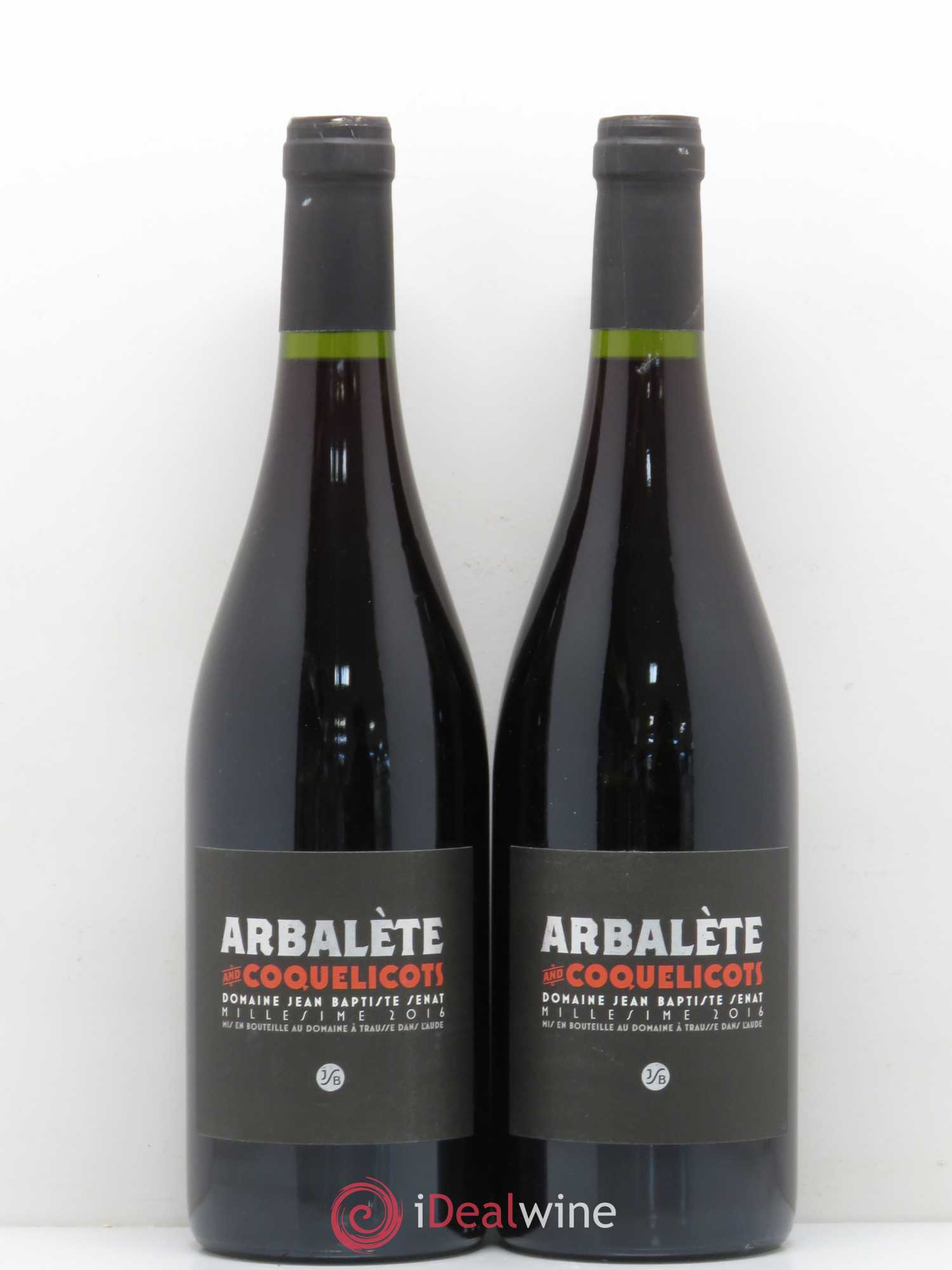 Minervois Arbalète et Coquelicots Jean-Baptiste Sénat 2016 - Lot de 11 bouteilles - 4