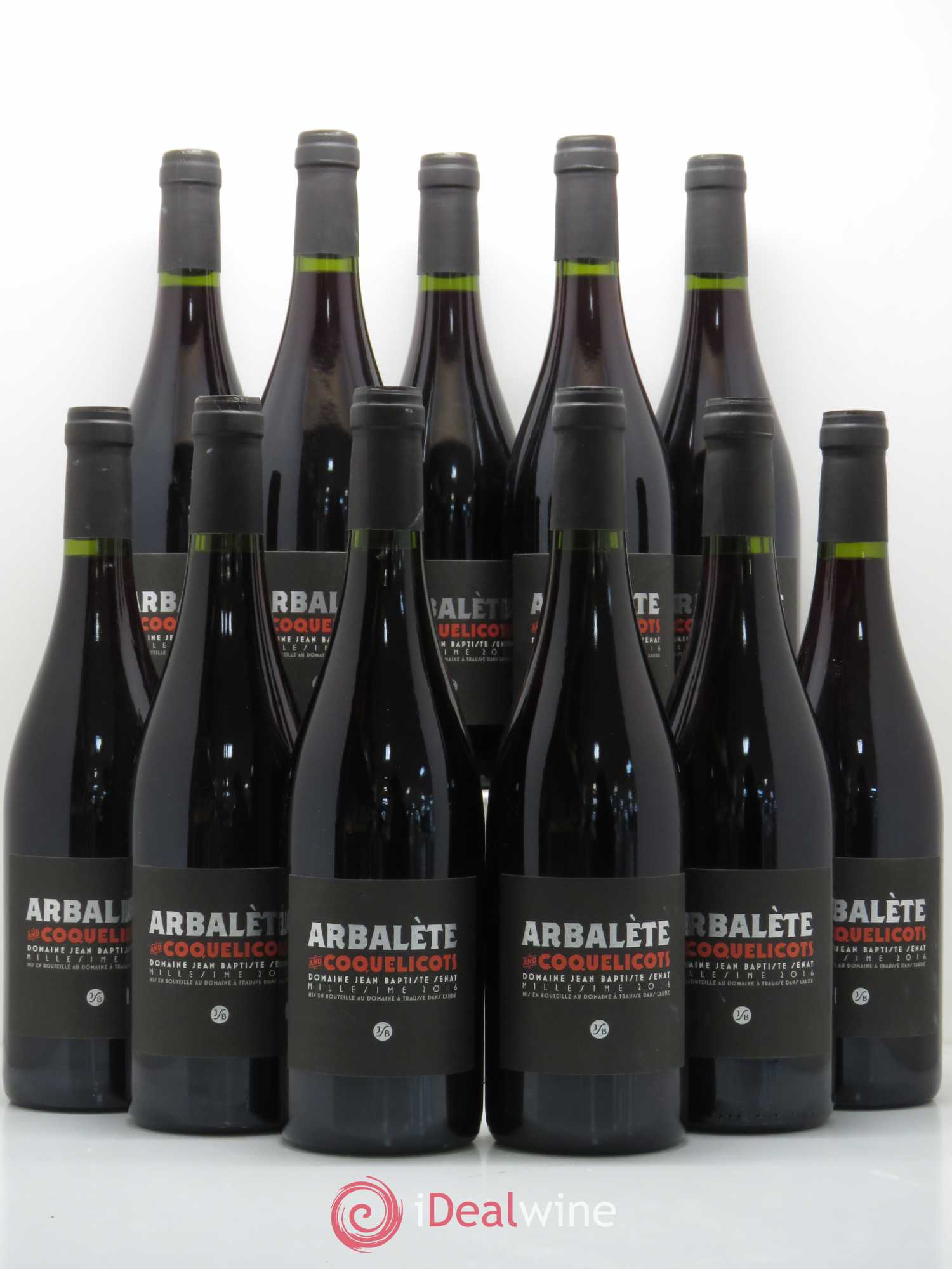 Minervois Arbalète et Coquelicots Jean-Baptiste Sénat 2016 - Lot de 11 bouteilles - 0