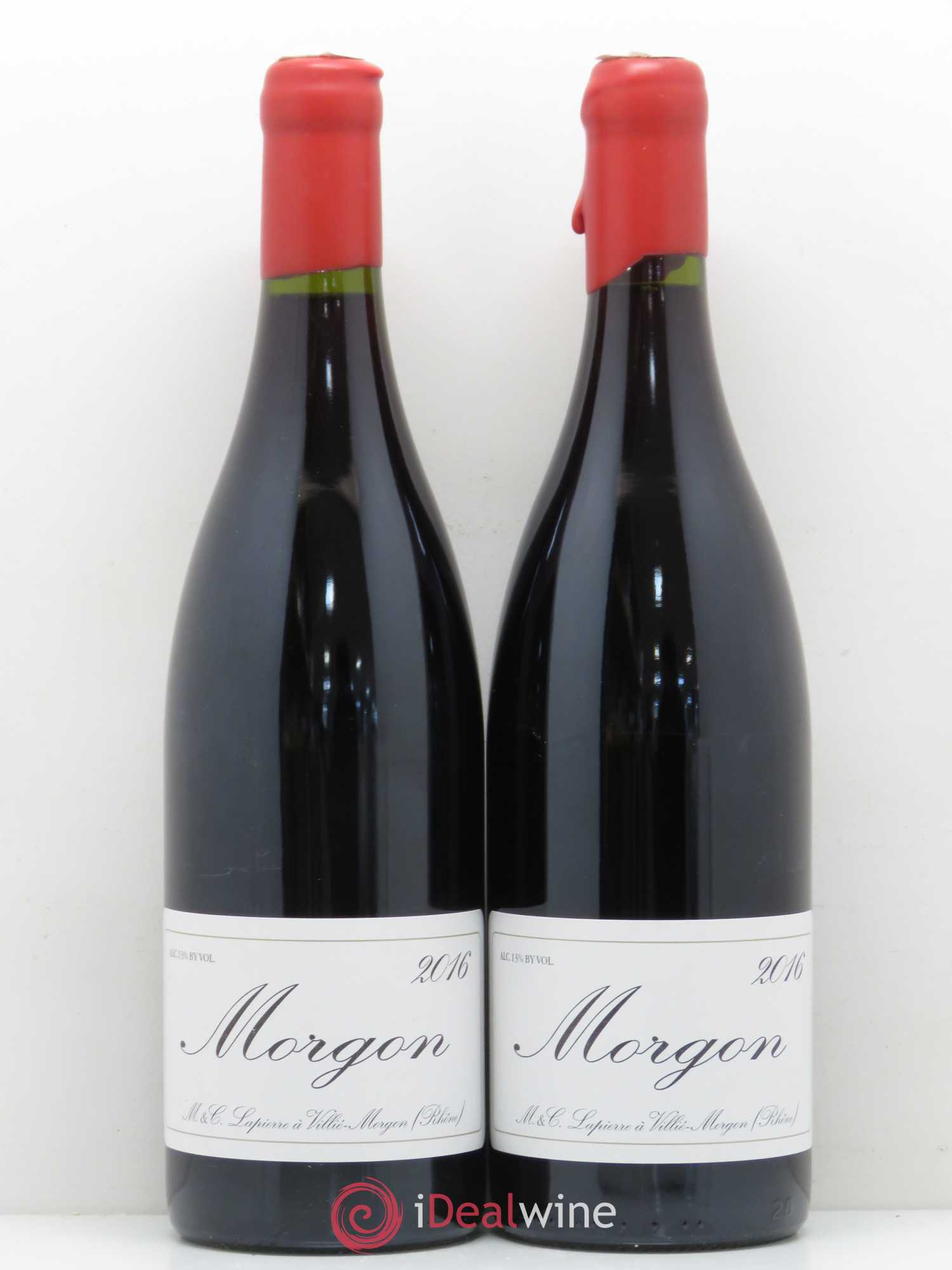 Morgon Marcel Lapierre (Domaine) 2016 - Lot de 2 bouteilles - 0