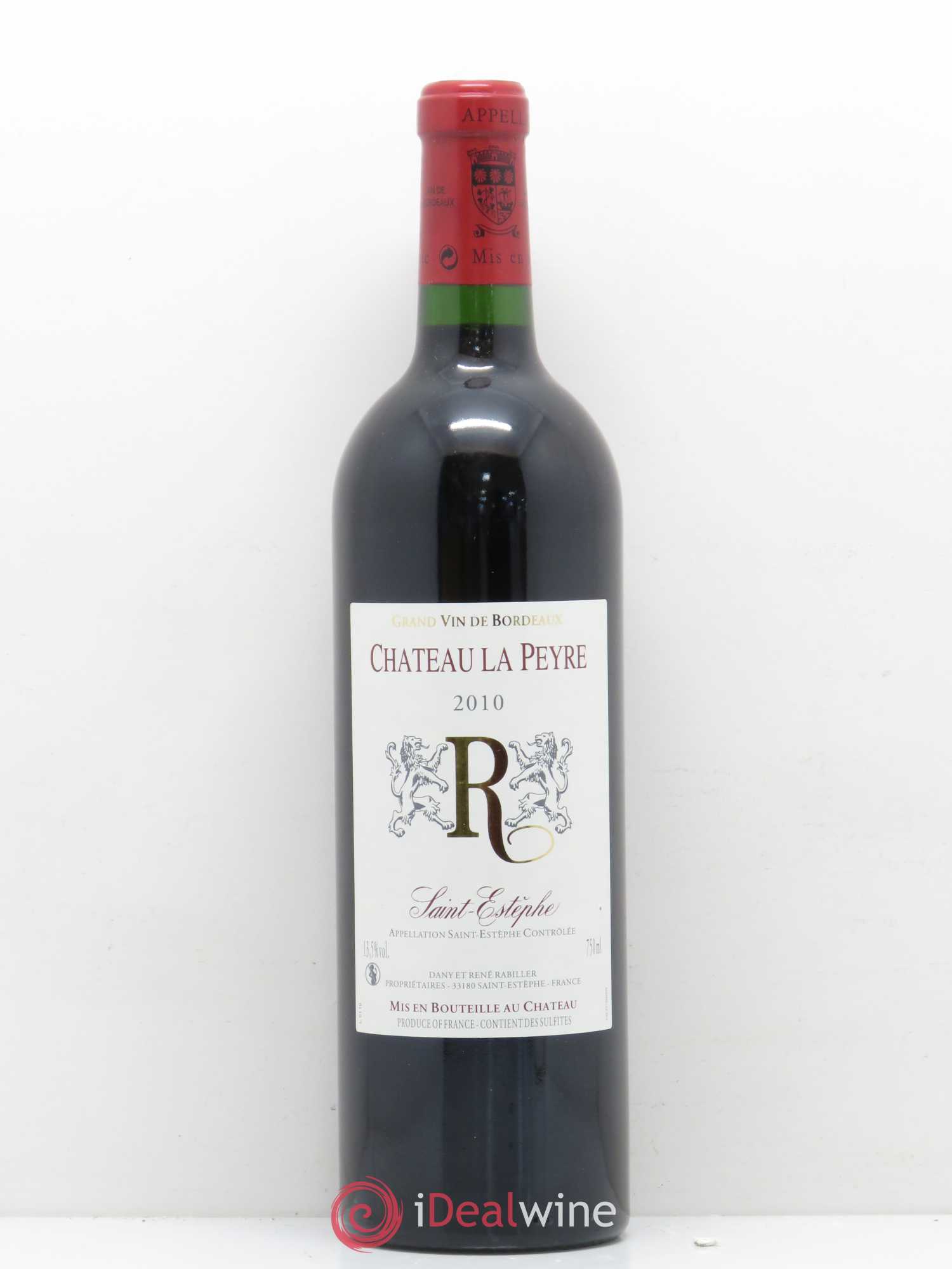 Saint-Estèphe Château La Peyre 2010 - Posten von 1 Flasche - 0