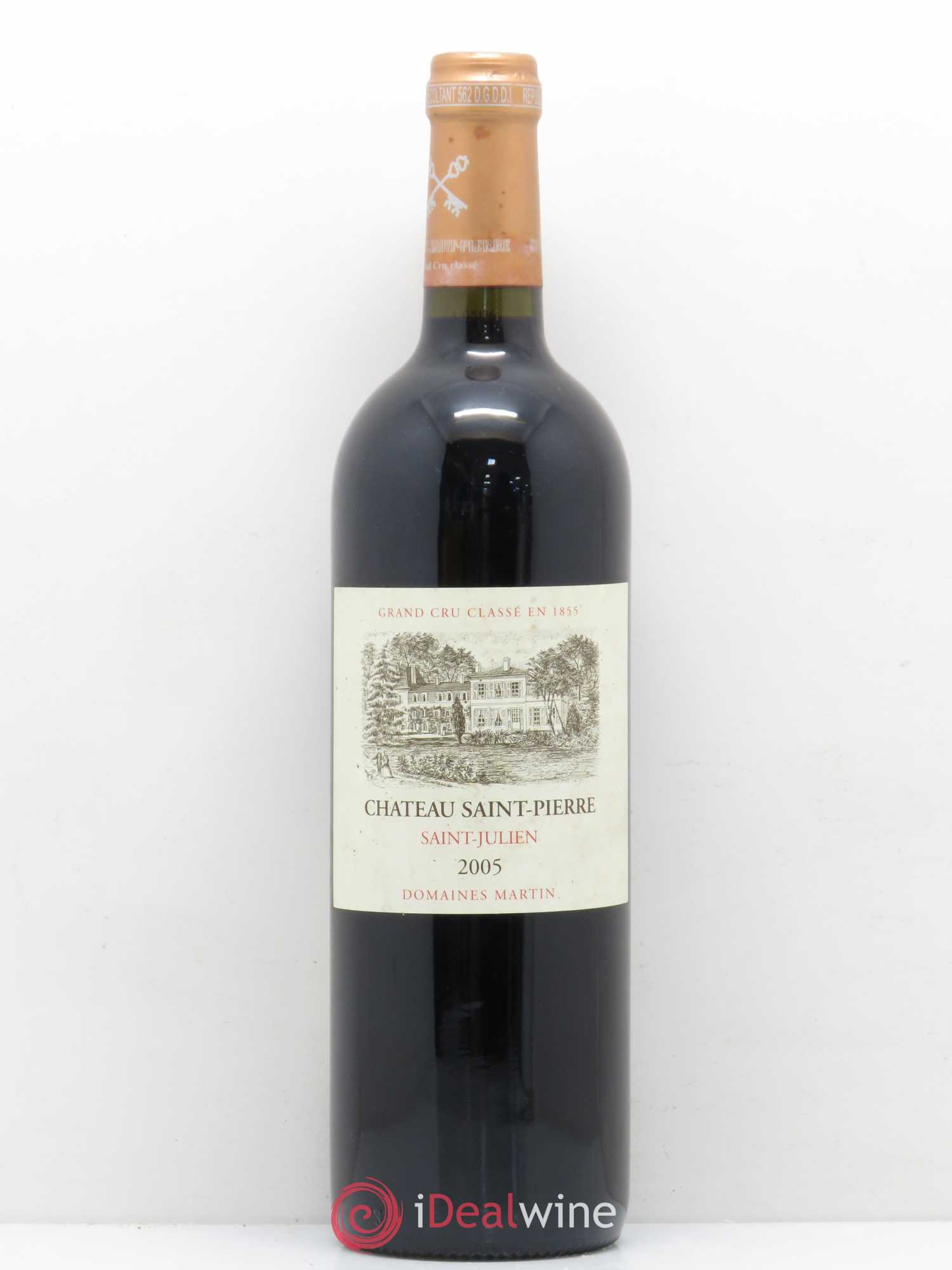 Château Saint-Pierre 4ème Grand Cru Classé 2005 - Lot de 1 bouteille - 0