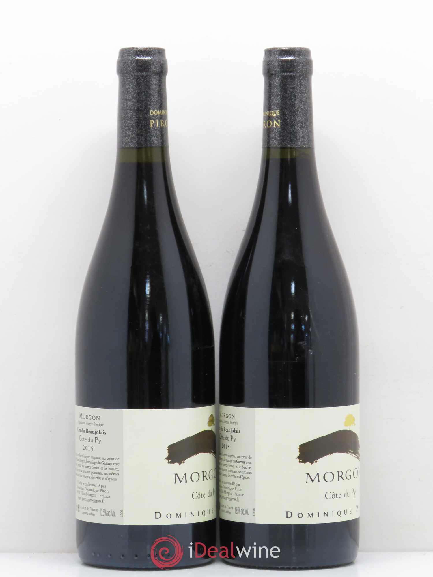 Morgon Côte du Py Dominique Piron (Domaine) 2015 - Lot de 2 bouteilles - 0