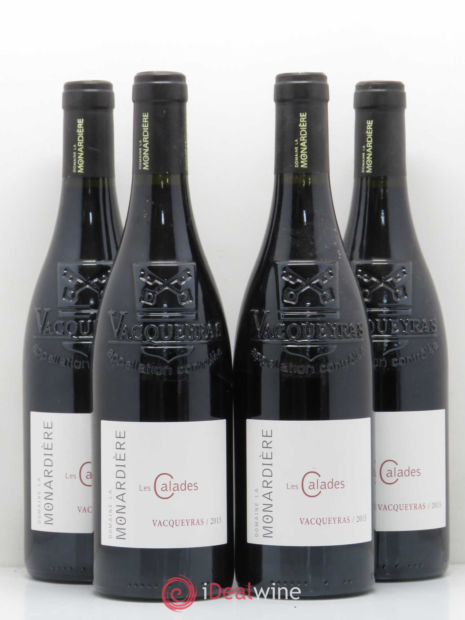 Côtes-du-Rhône (anciennement Vacqueyras) Les Calades La Monardière (Domaine) 2015 - Lot de 4 bouteilles - 0