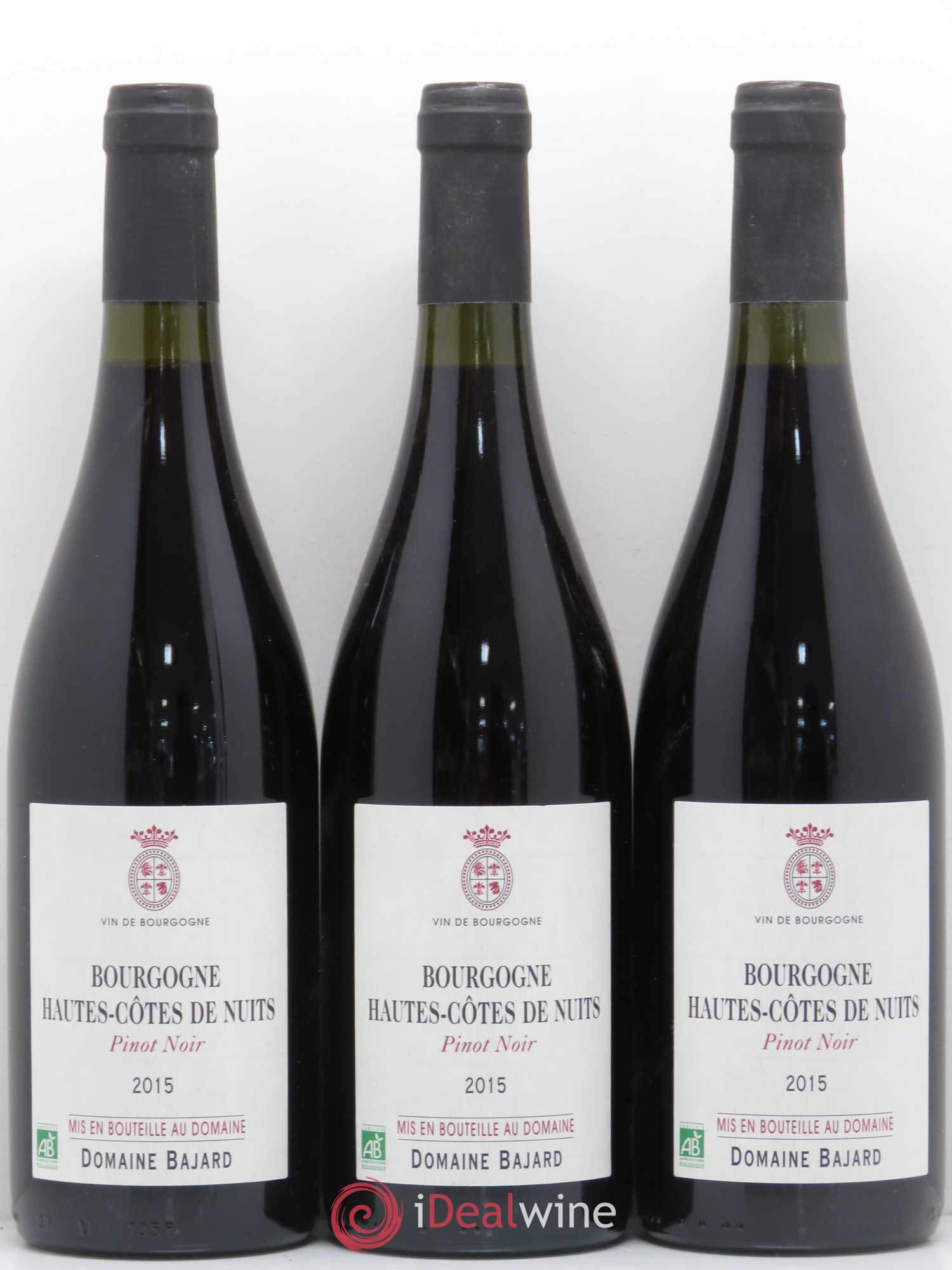 Hautes-Côtes de Nuits Bajard 2015 - Lot de 3 bouteilles - 0