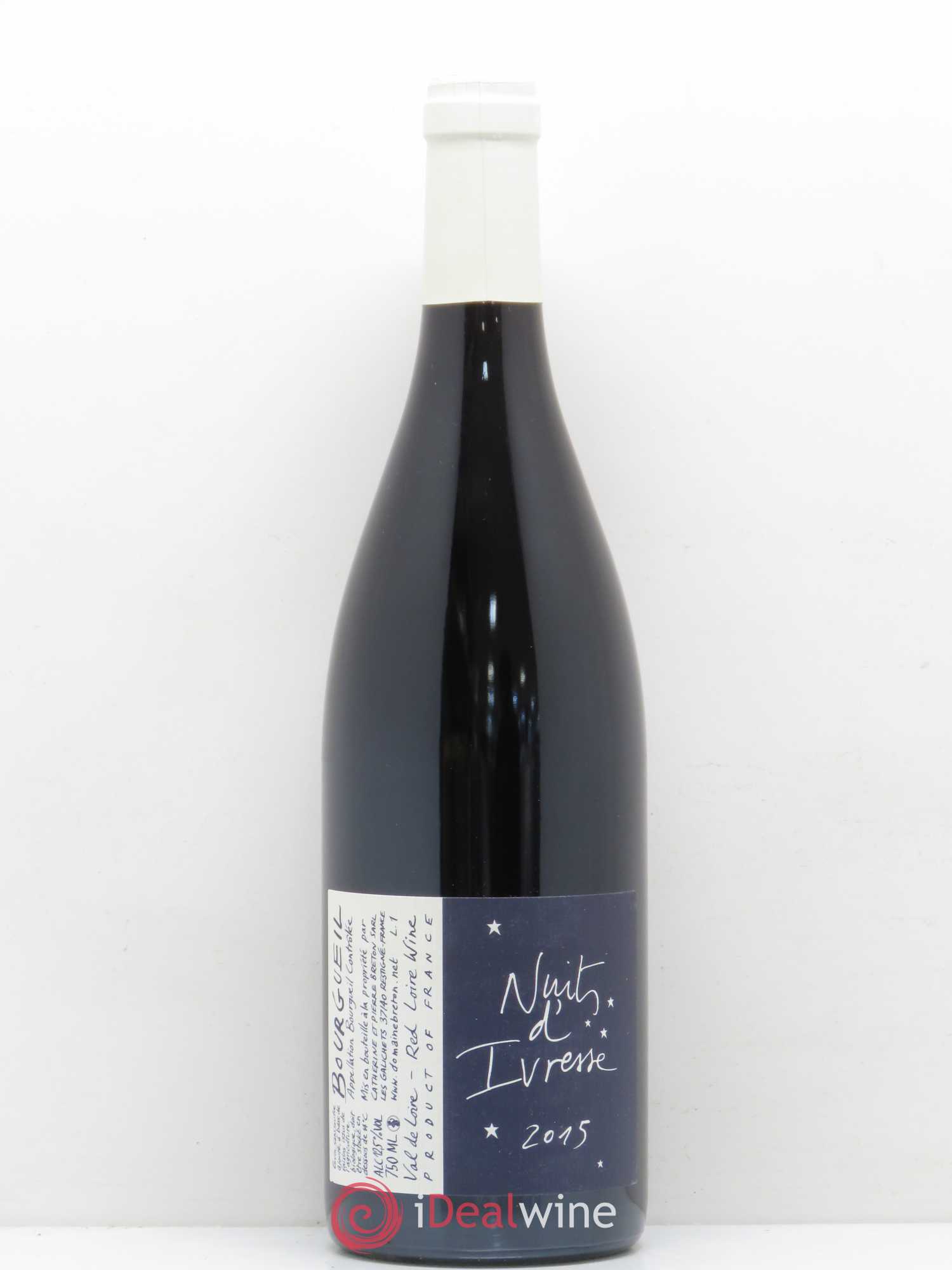 Bourgueil Nuits d'ivresse Catherine et Pierre Breton 2015 - Lot de 1 bouteille - 0