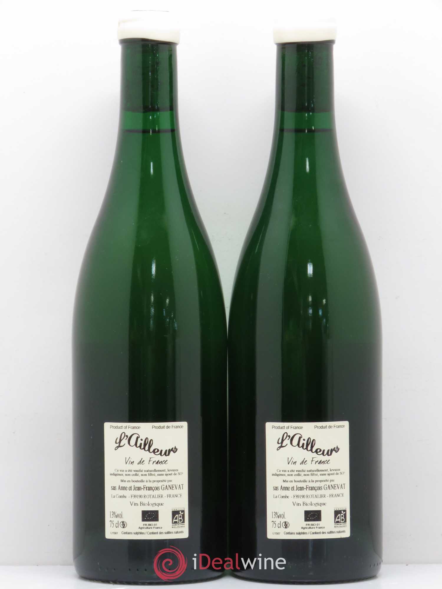 Vin de France L'Ailleurs Jean-François Ganevat (Domaine) 2015 - Lot de 2 bouteilles - 1