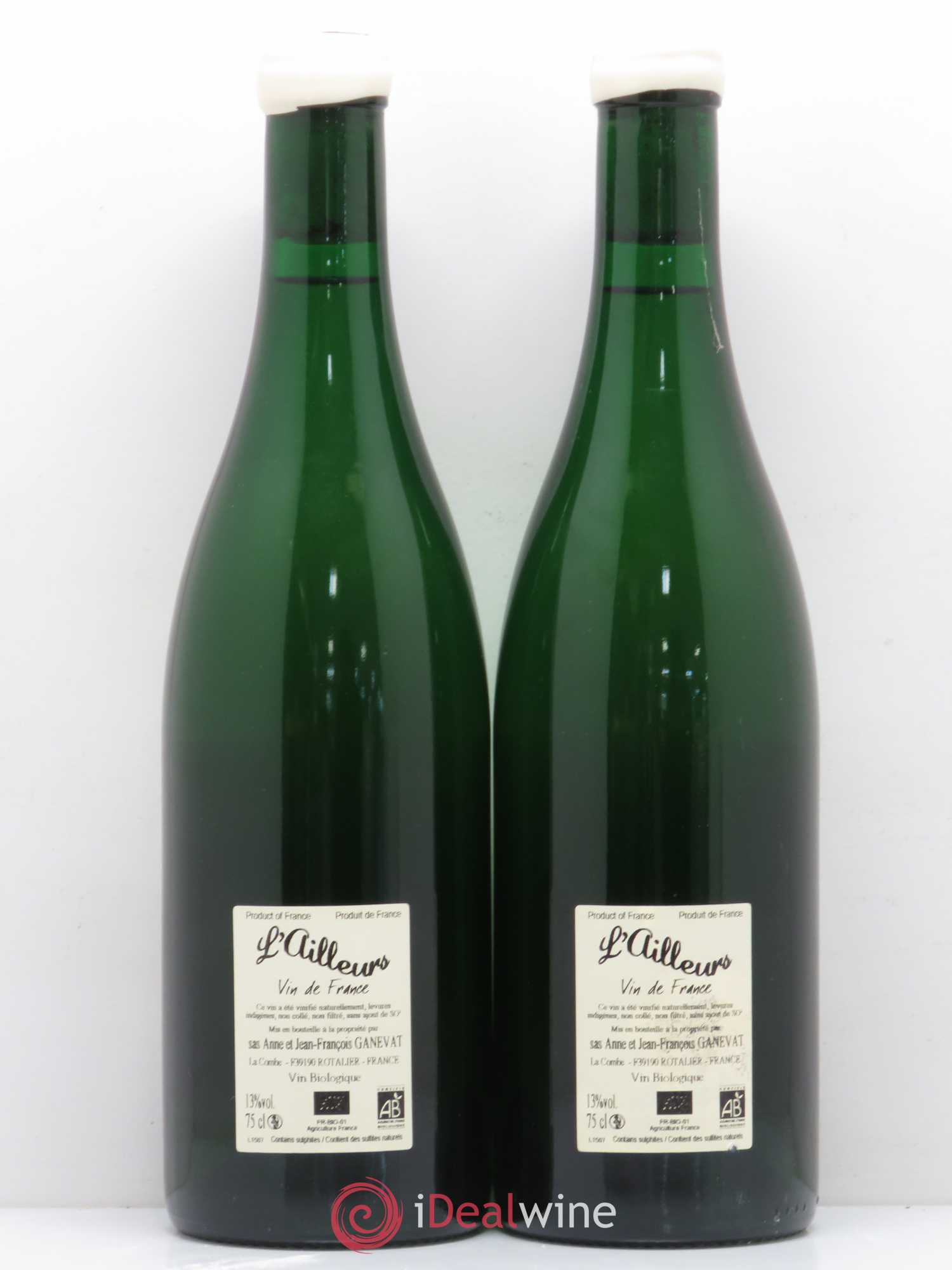 Vin de France L'Ailleurs Jean-François Ganevat (Domaine) 2015 - Lot de 2 bouteilles - 1