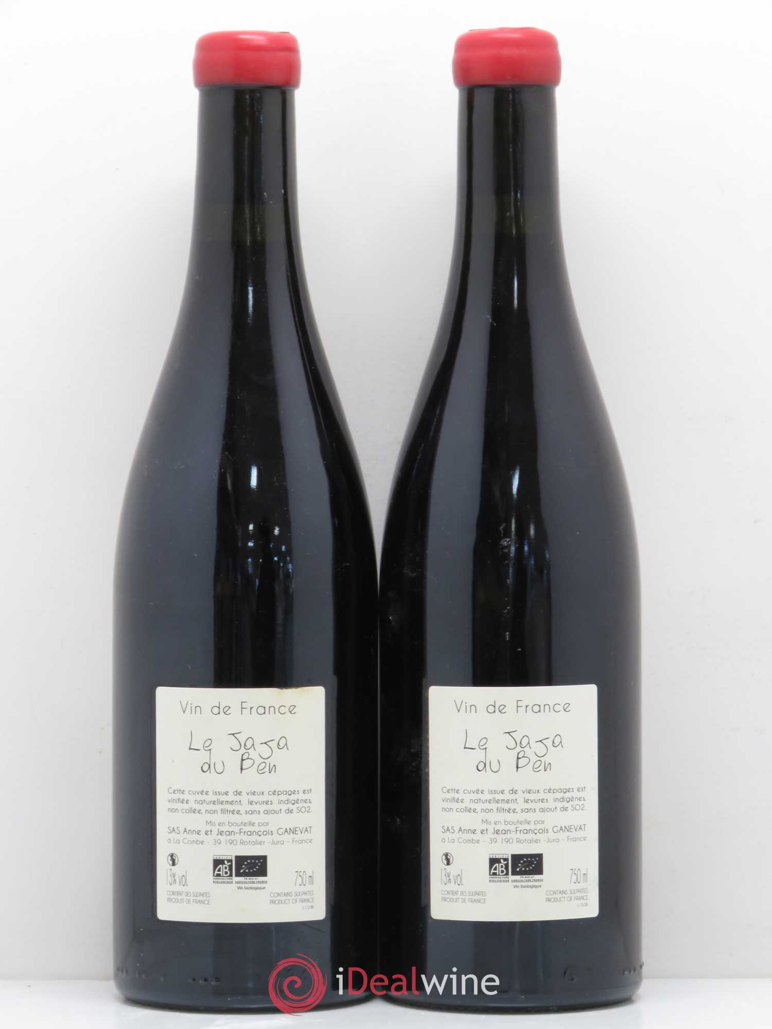 Vin de France Le Jaja du Ben Anne et Jean François Ganevat 2015 - Lot de 2 bouteilles - 1