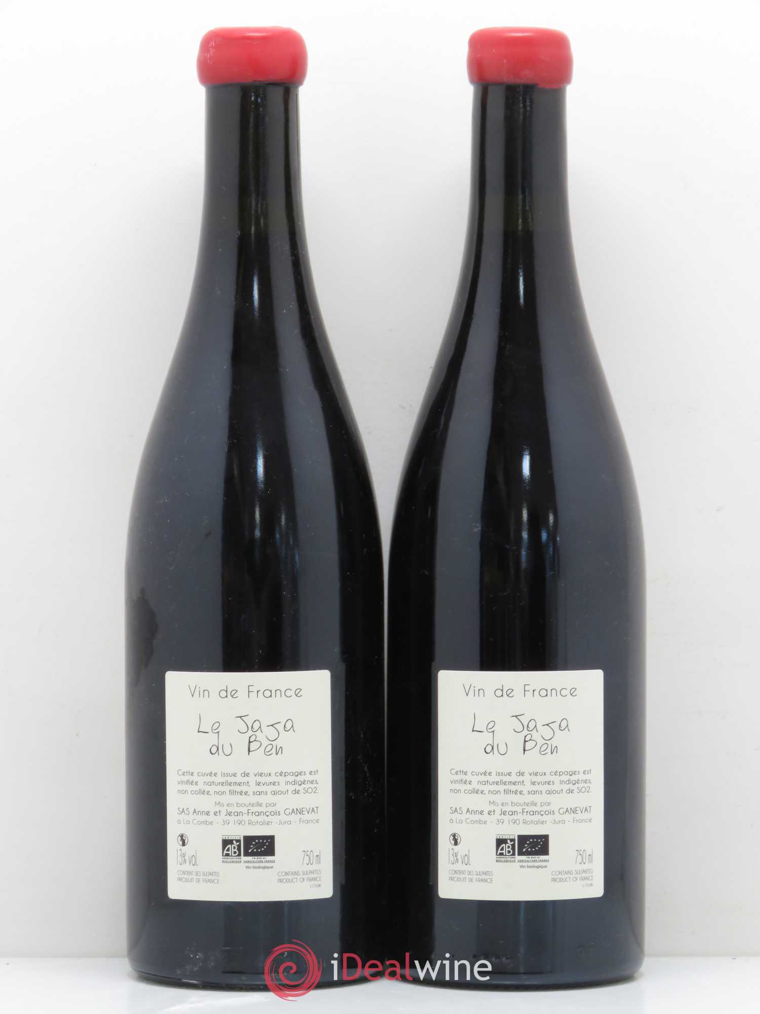 Vin de France Le Jaja du Ben Anne et Jean François Ganevat 2015 - Lot de 2 bouteilles - 1