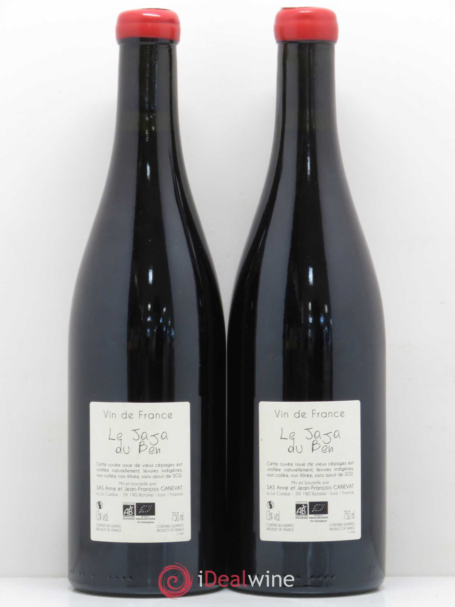 Vin de France Le Jaja du Ben Anne et Jean François Ganevat 2015 - Lot de 2 bouteilles - 1