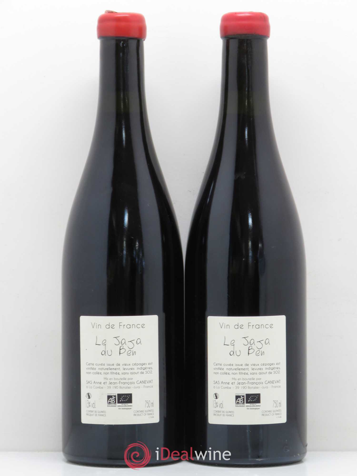 Vin de France Le Jaja du Ben Anne et Jean François Ganevat 2015 - Lot de 2 bouteilles - 1