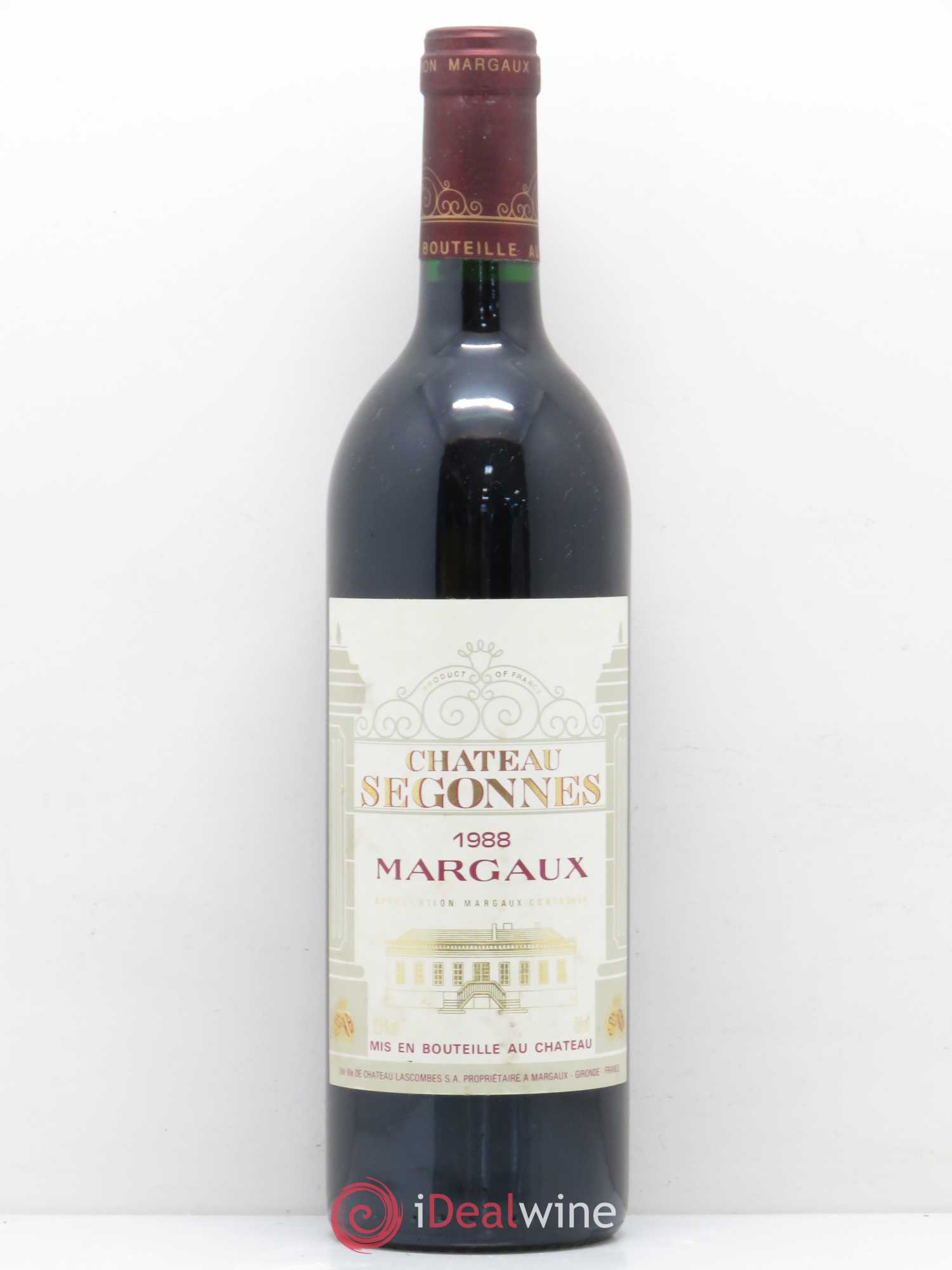 Château Segonnes 1988 - Lot de 1 bouteille - 0