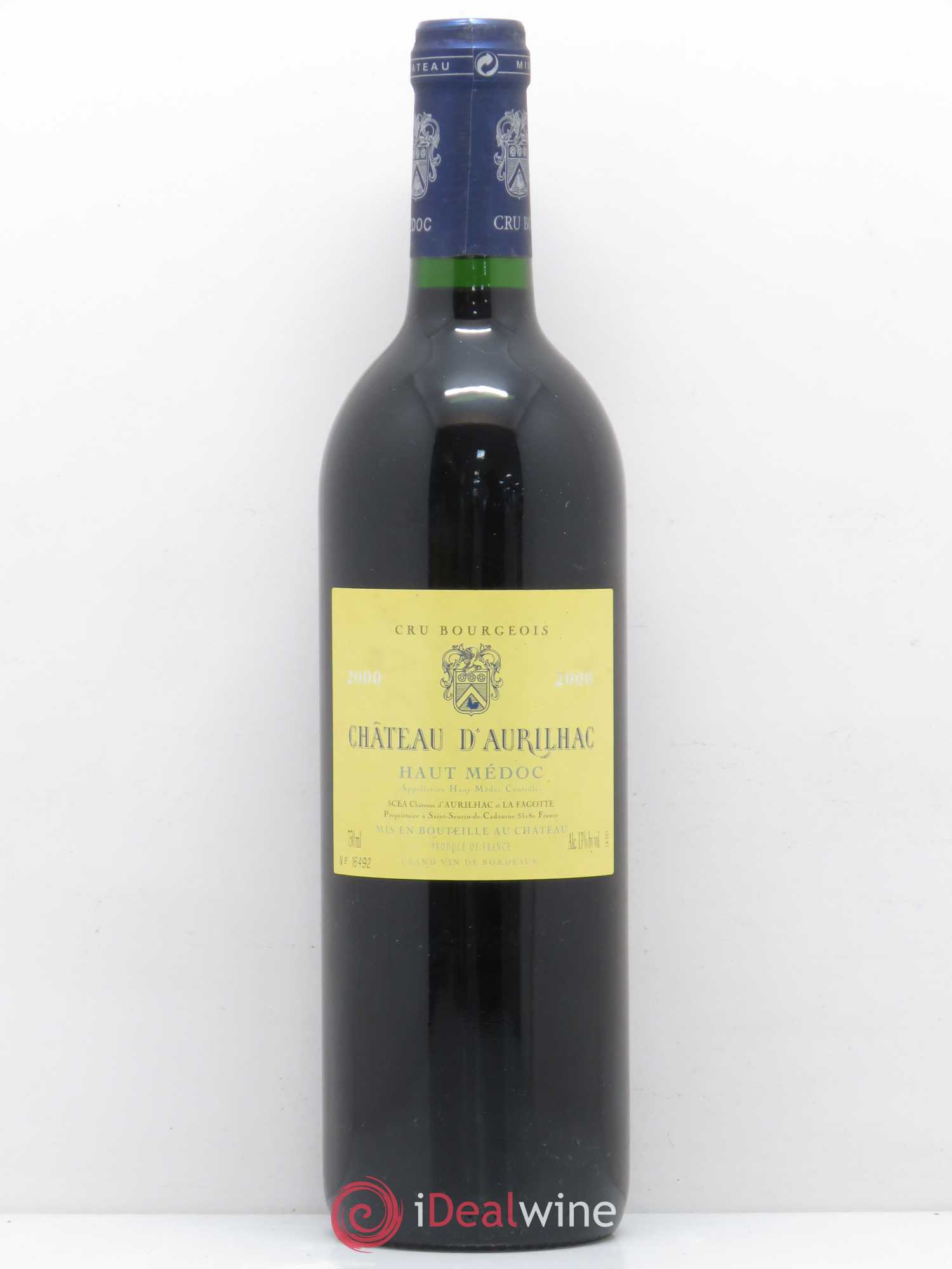 Haut Médoc Château Aurilhac 2000 - Posten von 1 Flasche - 0