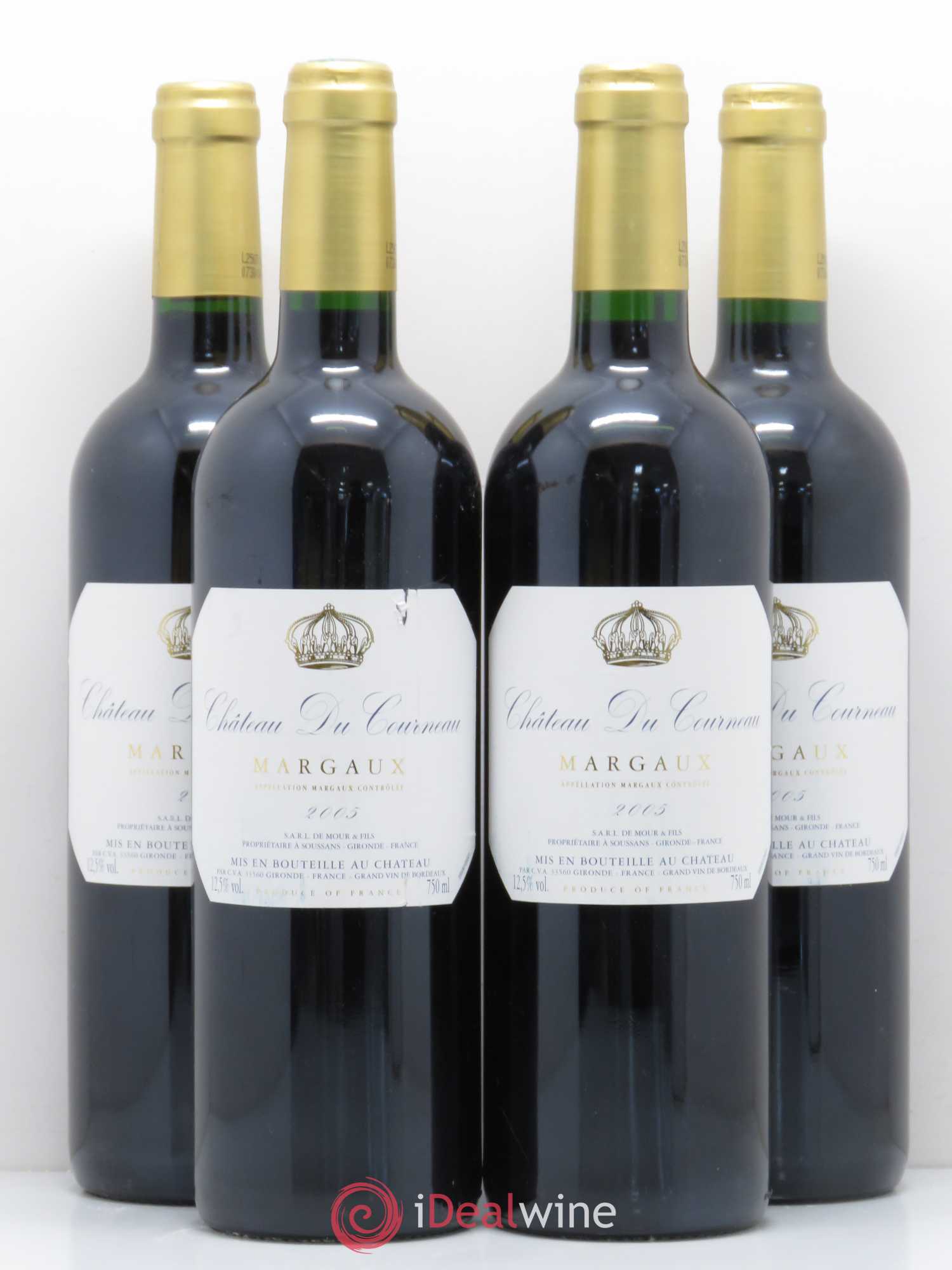 Bordeaux Château du Courneau Margaux 2005 - Posten von 4 Flaschen - 0