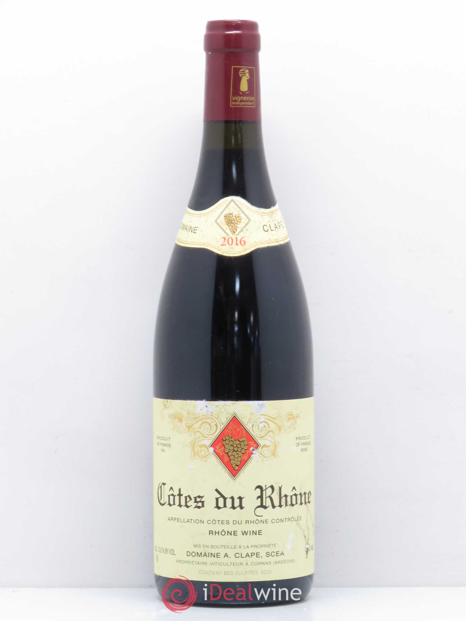 Côtes-du-Rhône Clape 2016 - Lot de 1 bouteille - 0