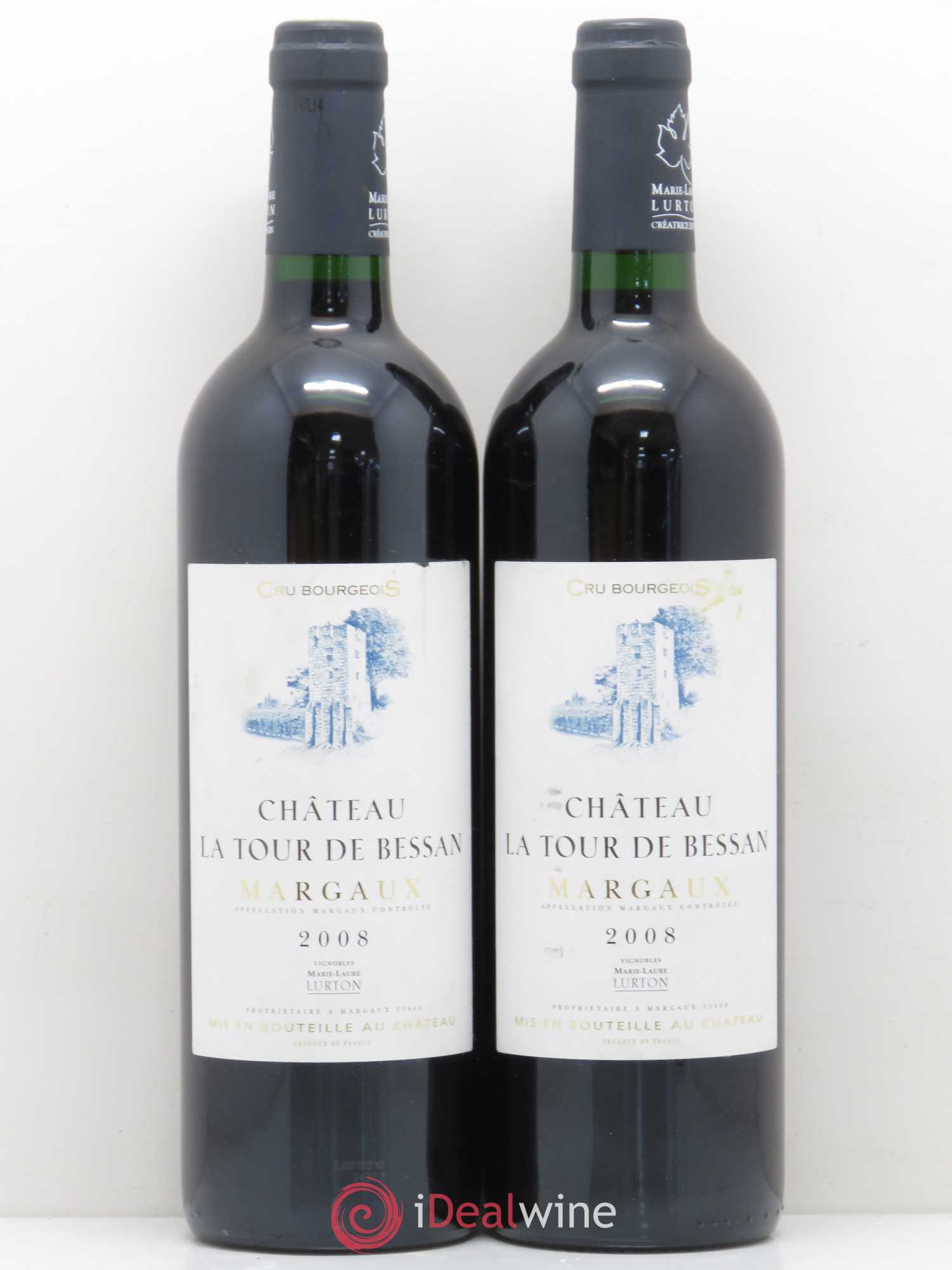 La Tour de Bessan (sans prix de réserve) 2008 - Lot de 2 bouteilles - 0